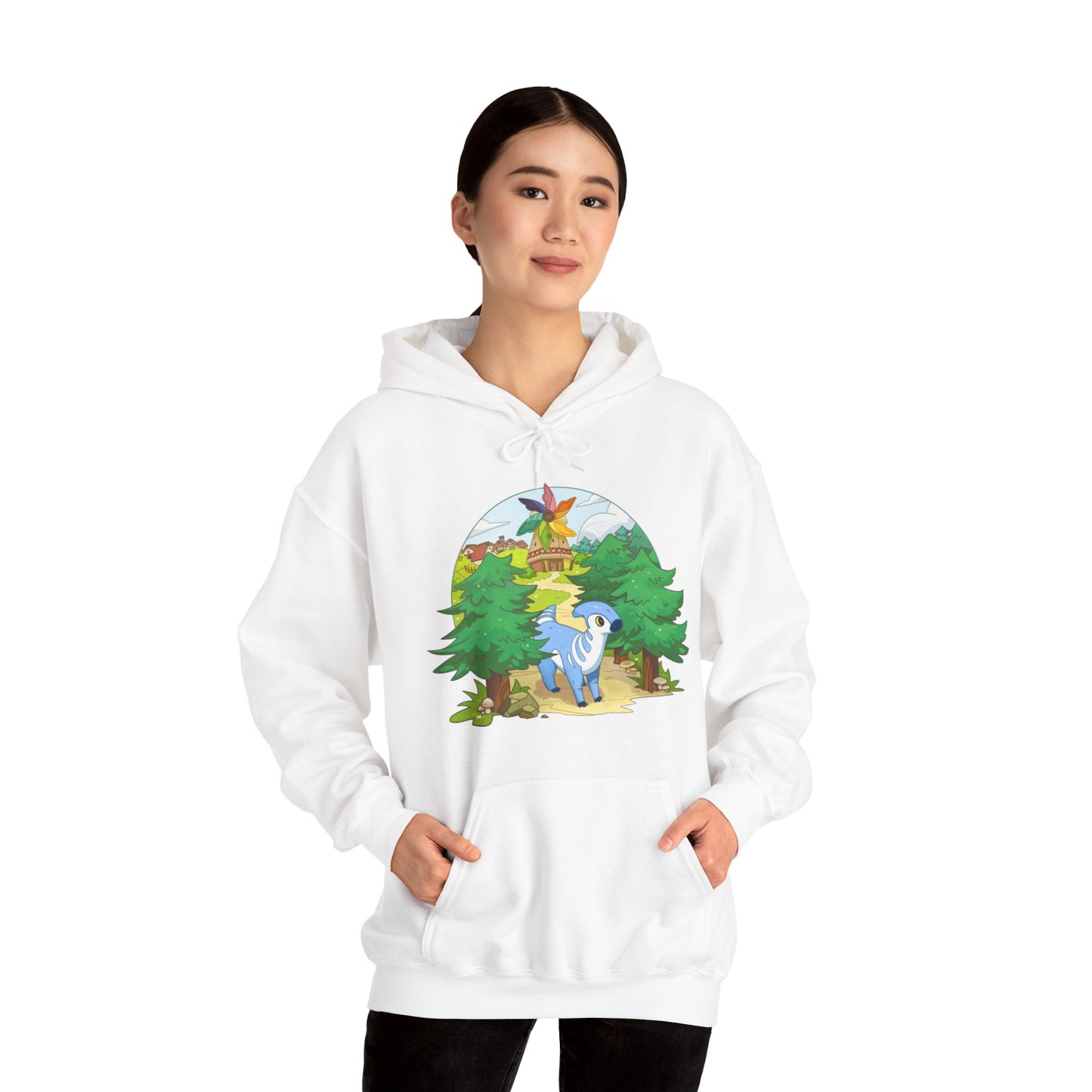 Walk by the Windmill - Unisex Hooded Sweatshirt