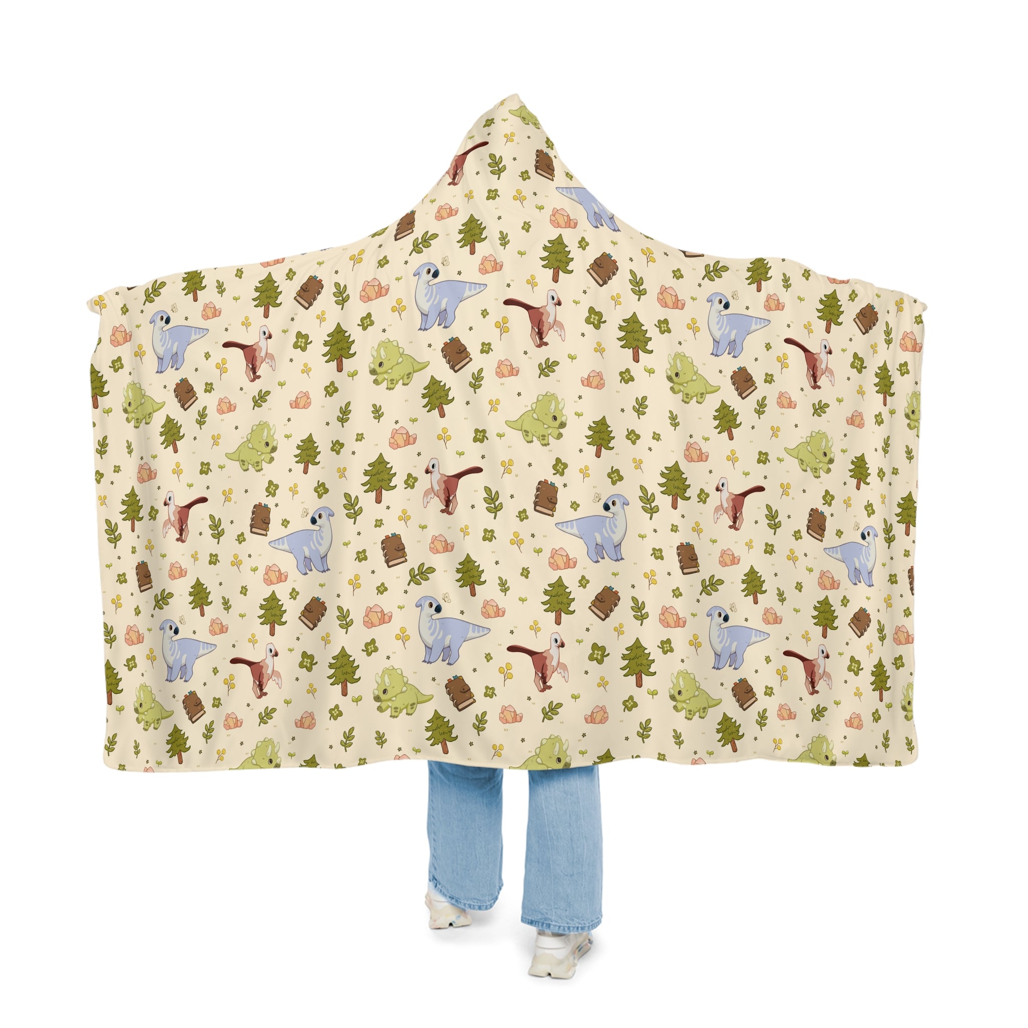 Roaming Rancher in Tamablume Cream - Snuggle Blanket