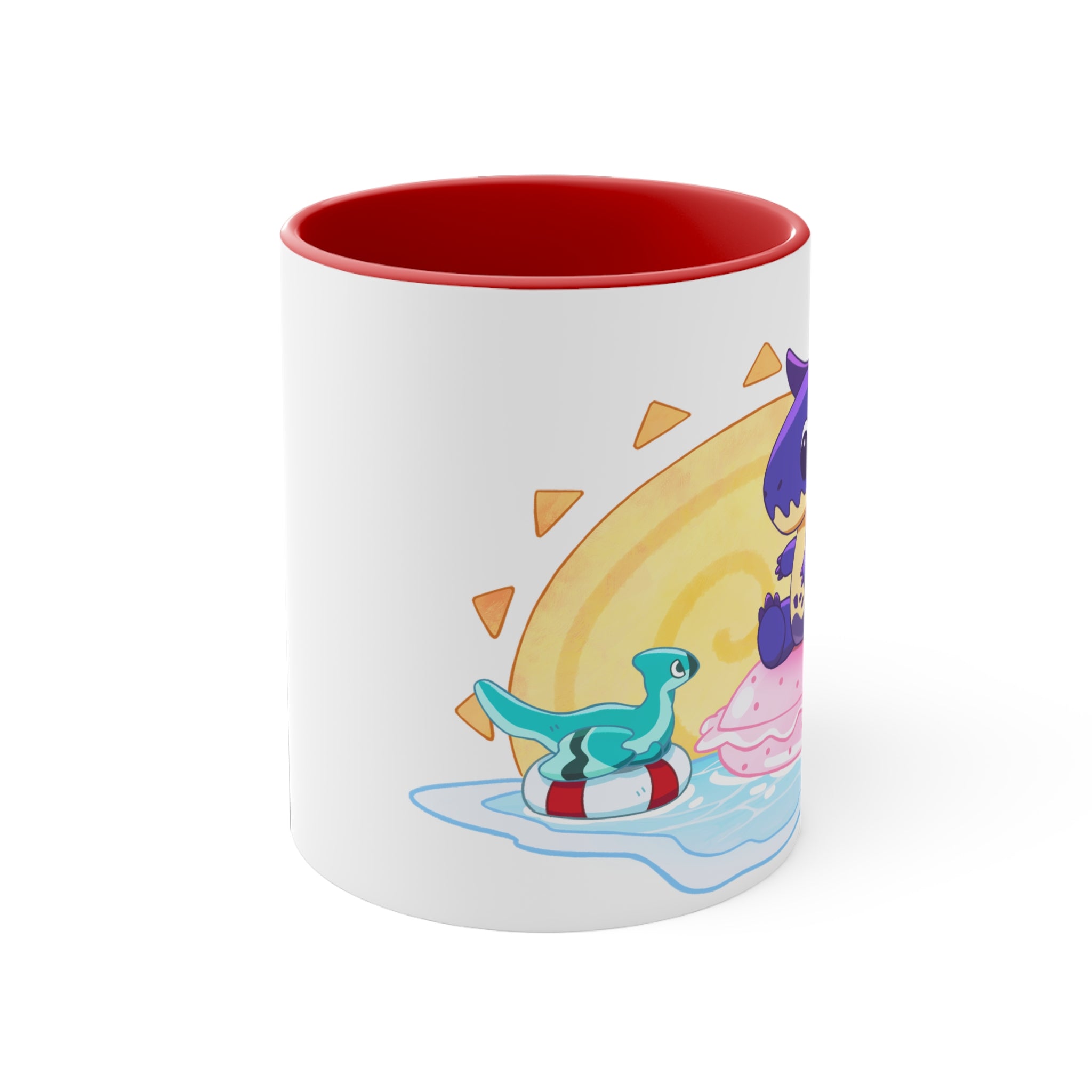Limited Edition Carnotaurus with Archaeopteryx Sidekick Plushie Concept Art - Mug