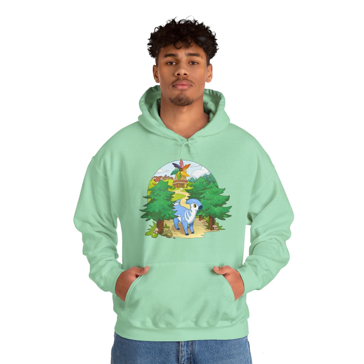 Walk by the Windmill - Unisex Hooded Sweatshirt