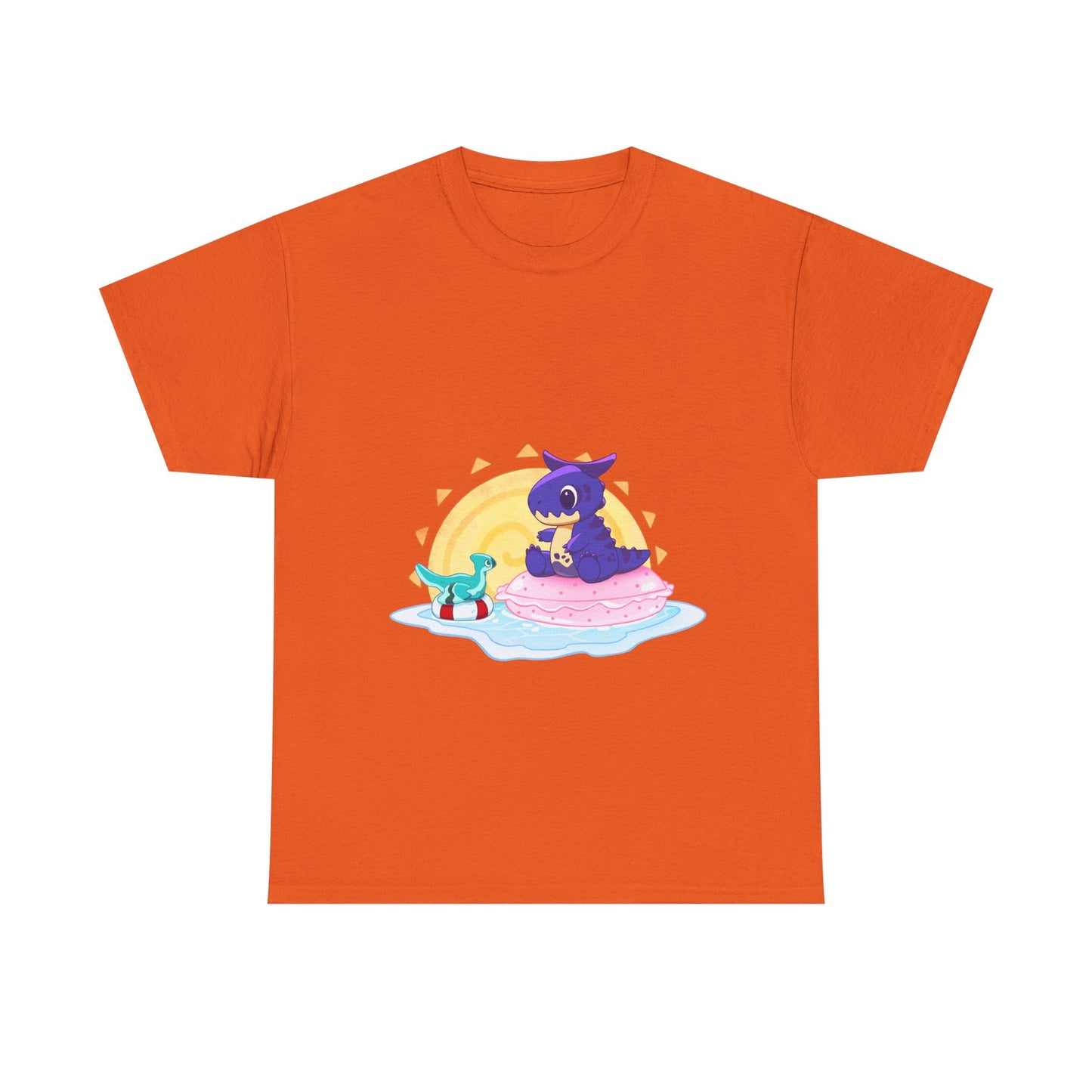 Limited Edition Carnotaurus with Archaeopteryx Sidekick Plushie Concept Art - T-Shirt (AUS EDITION)