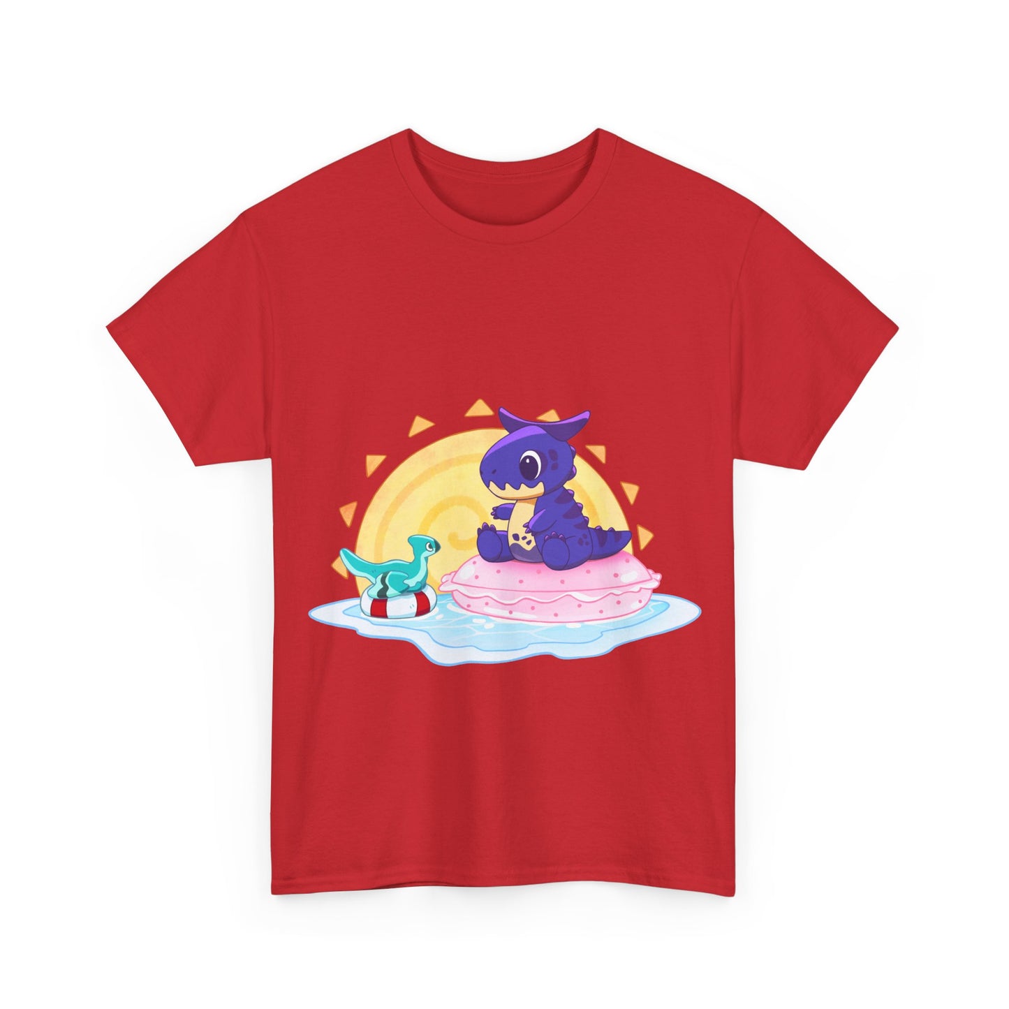 Limited Edition Carnotaurus with Archaeopteryx Sidekick Plushie Concept Art - T-Shirt (UK/EU/USA EDITION)