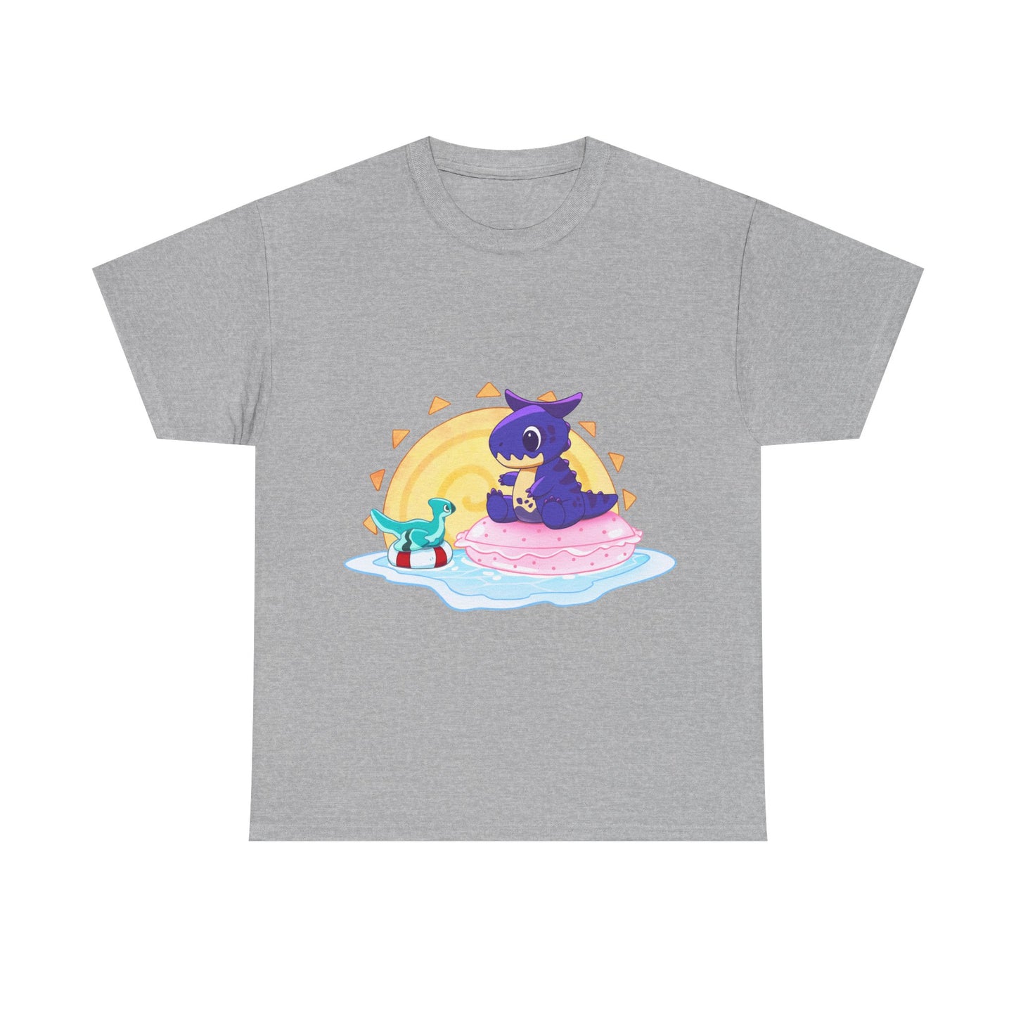 Limited Edition Carnotaurus with Archaeopteryx Sidekick Plushie Concept Art - T-Shirt (UK/EU/USA EDITION)