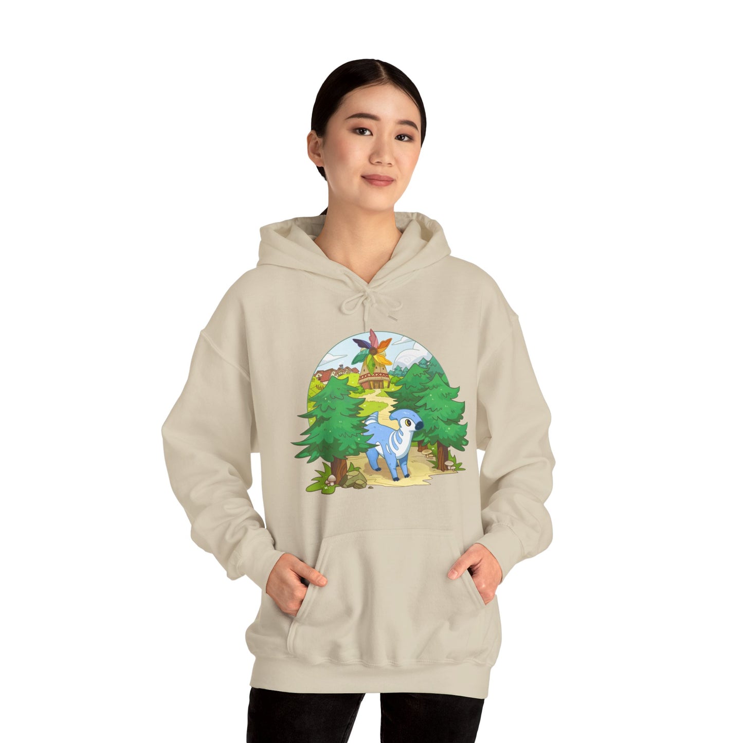 Walk by the Windmill - Unisex Hooded Sweatshirt