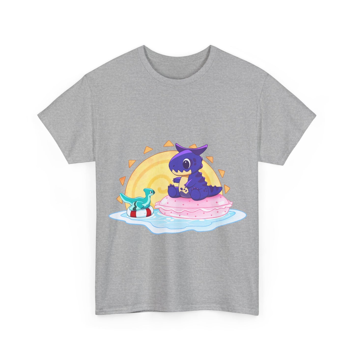 Limited Edition Carnotaurus with Archaeopteryx Sidekick Plushie Concept Art - T-Shirt (UK/EU/USA EDITION)