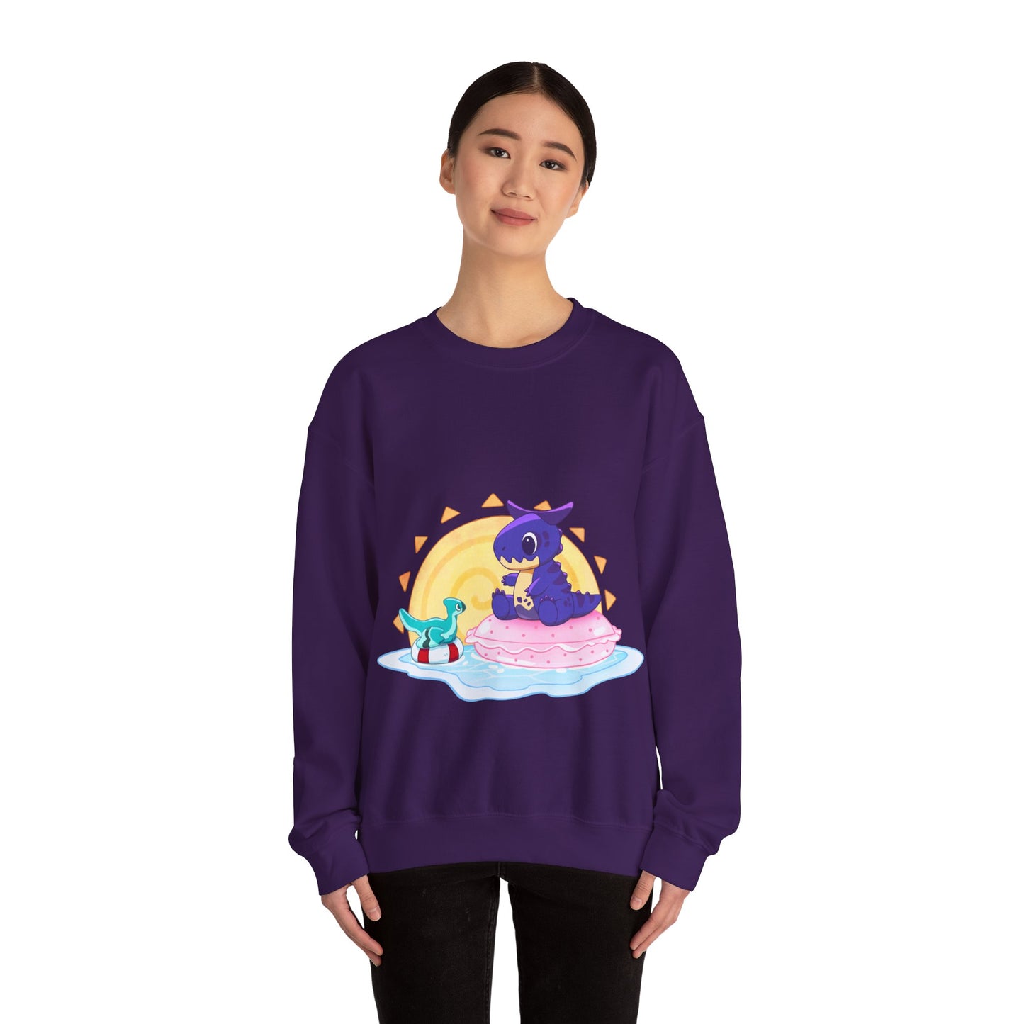 Limited Edition Carnotaurus with Archaeopteryx Sidekick Plushie Concept Art - Sweatshirt (UK, USA, EU, CAN EDITION)