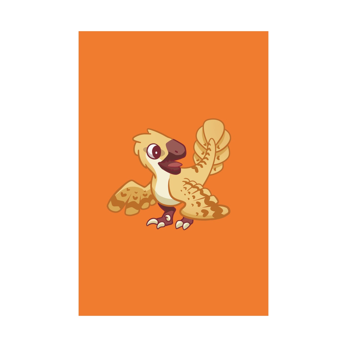 Deinonychus Matte Poster