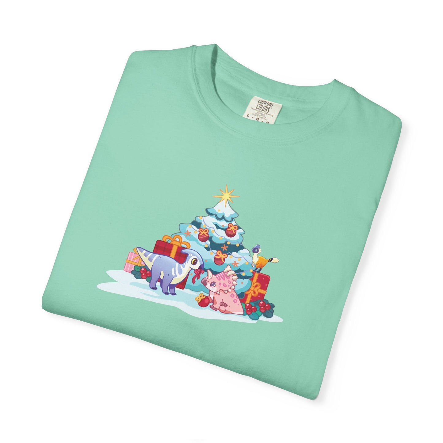 Holiday Dino Tree Decorating T-Shirt