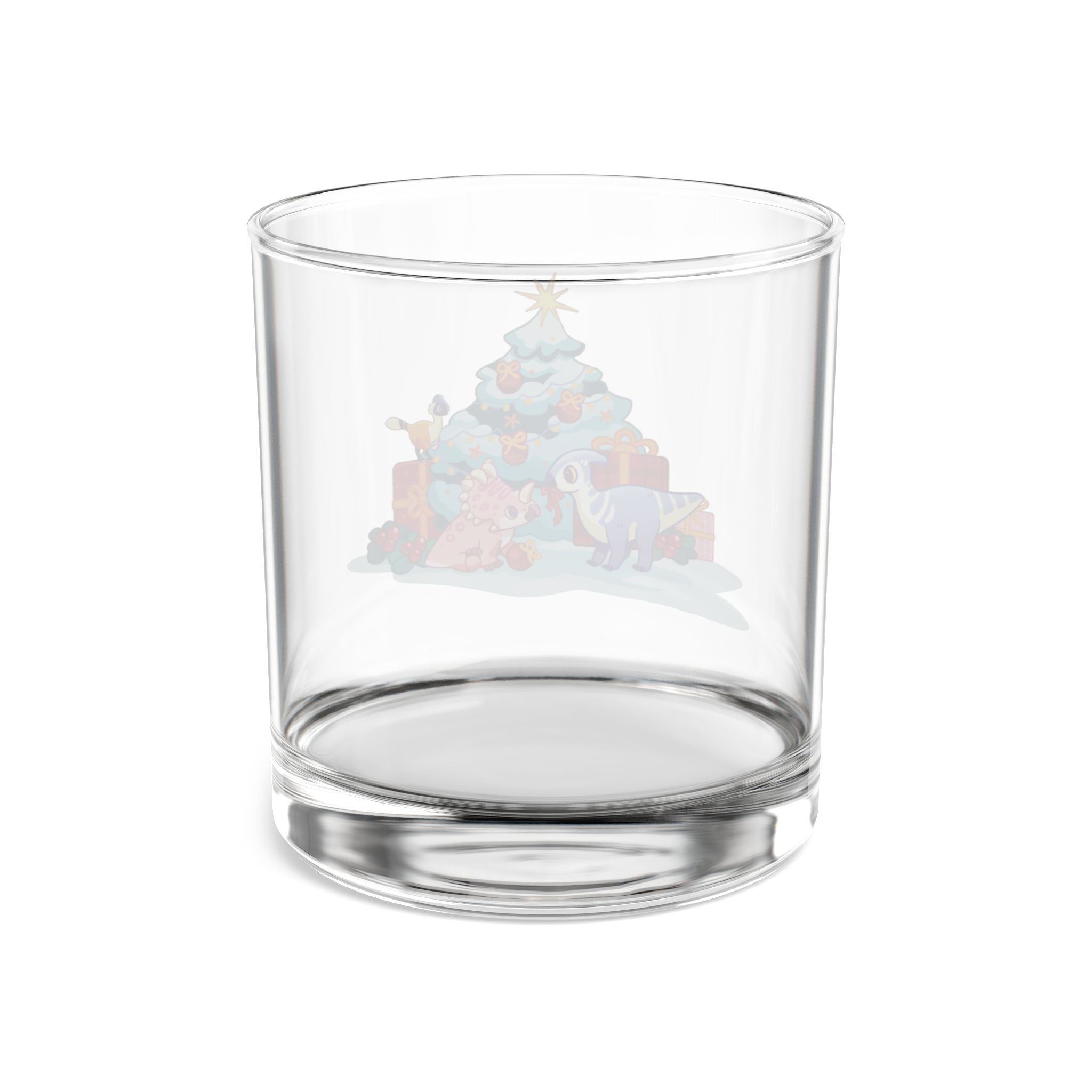 Holiday Retro Collectible Glass - Dino Tree Decorating featuring Lucky & Centrosaurus