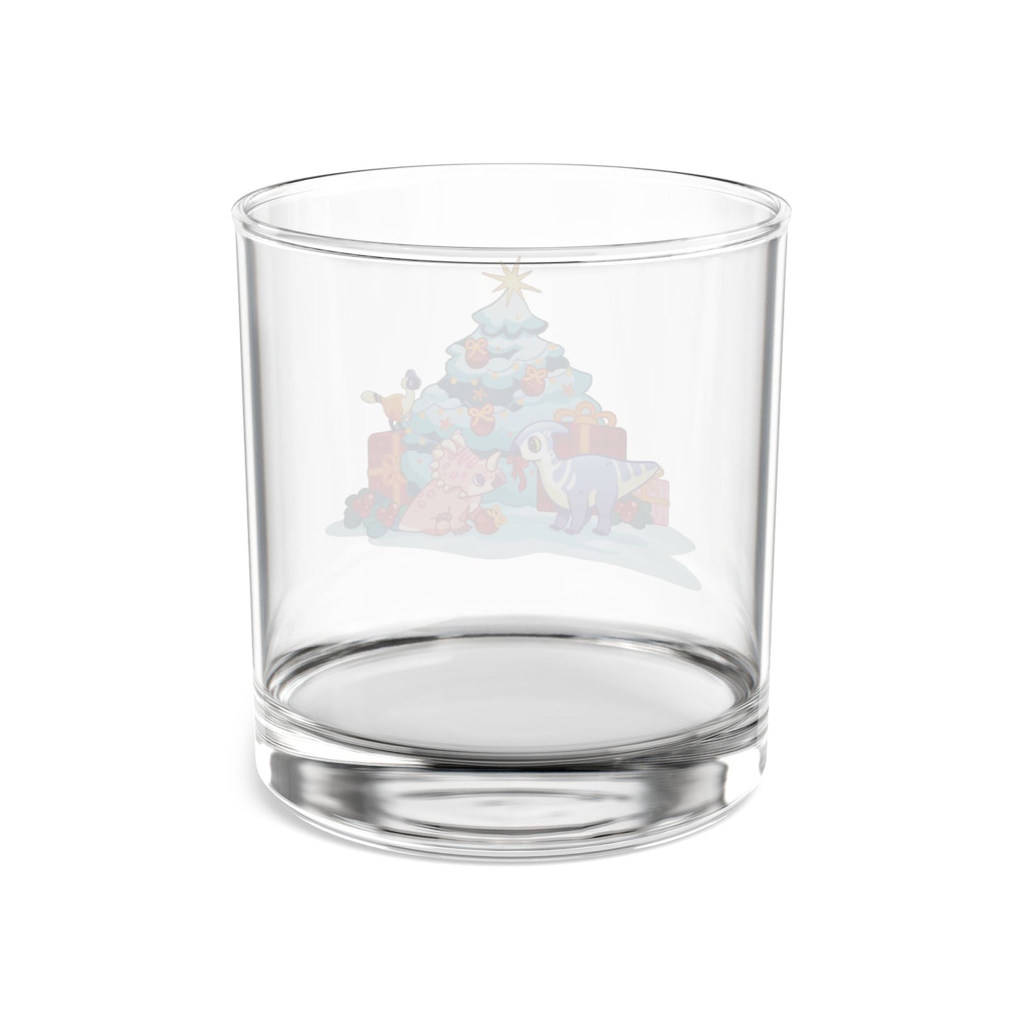 Holiday Retro Collectible Glass - Dino Tree Decorating featuring Lucky & Centrosaurus