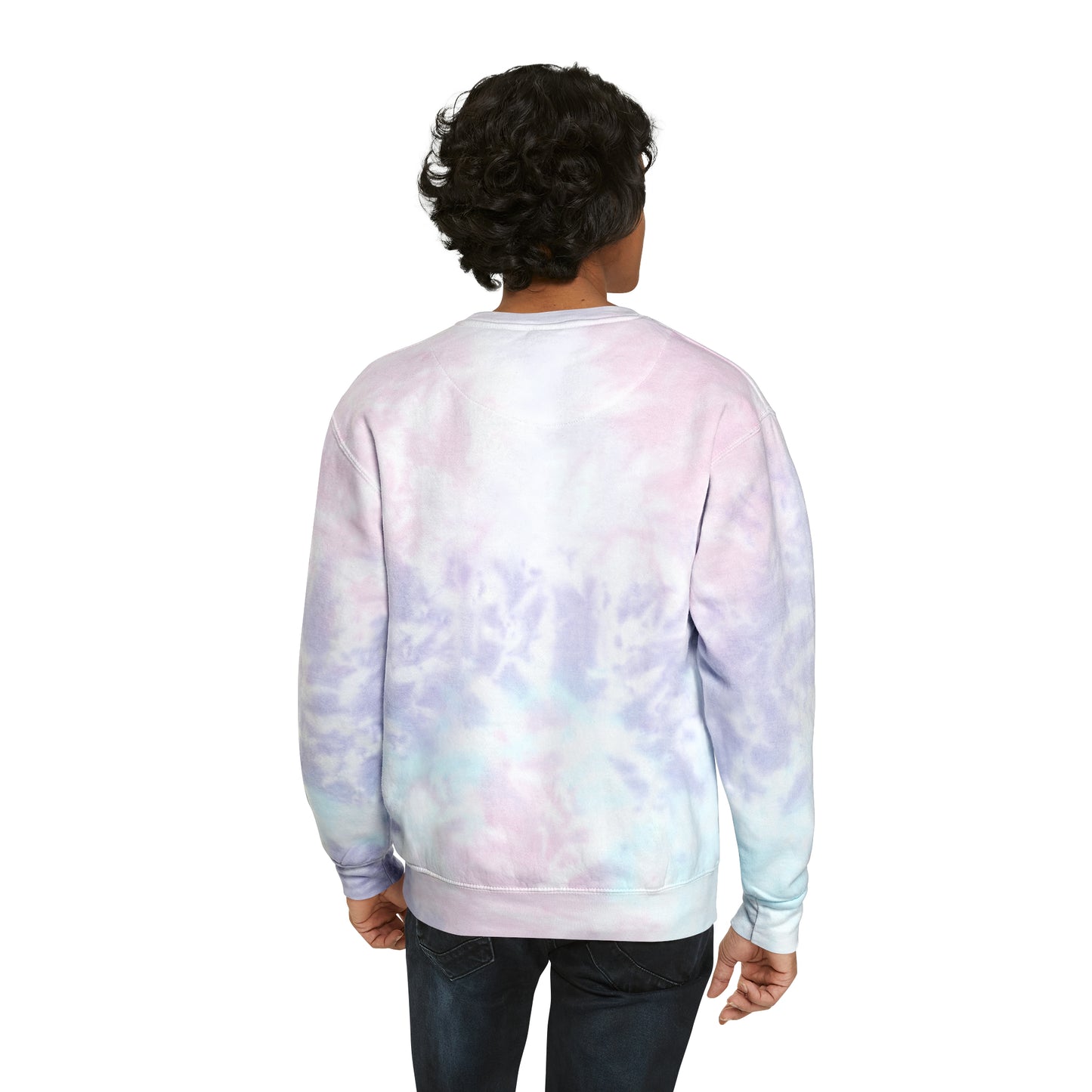 Vanilla Coffee Tyrannosaurus Rex - Unisex Tie-Dye Sweatshirt