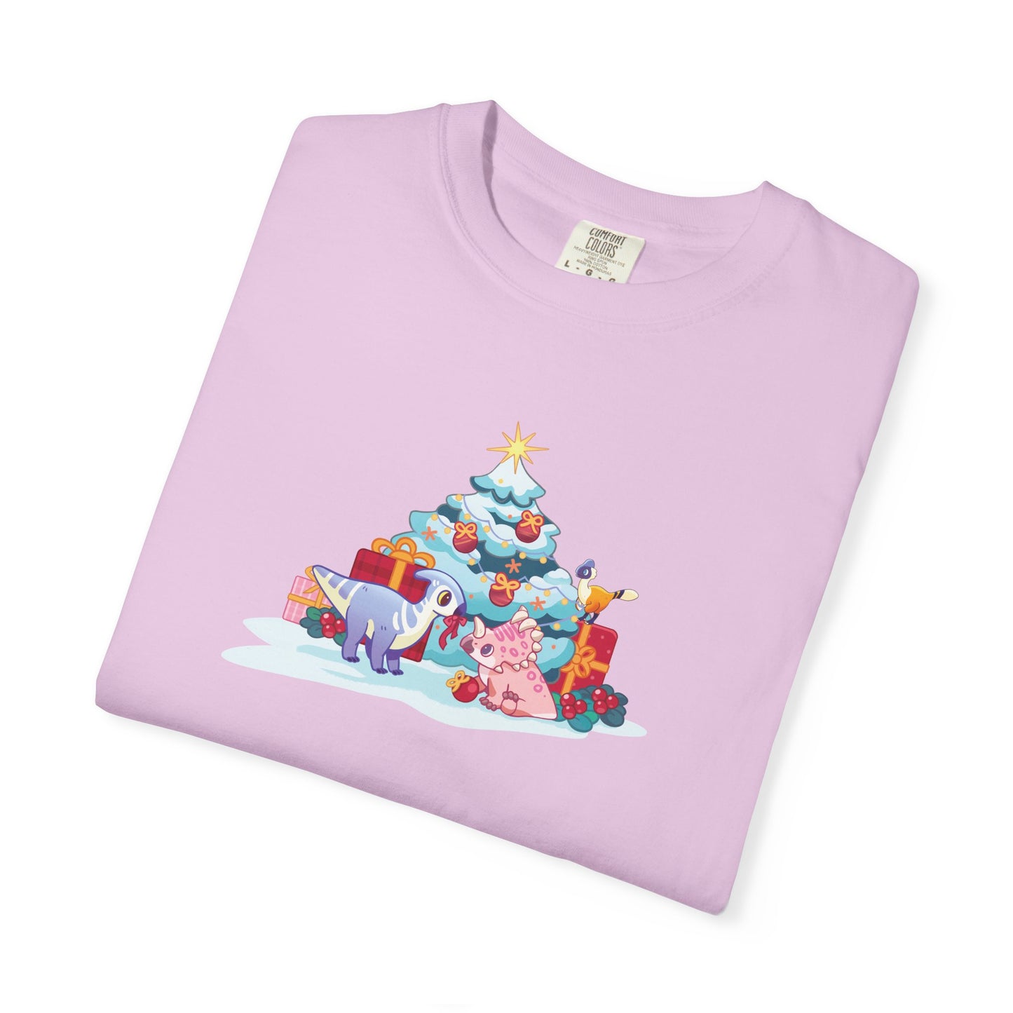 Holiday Dino Tree Decorating T-Shirt