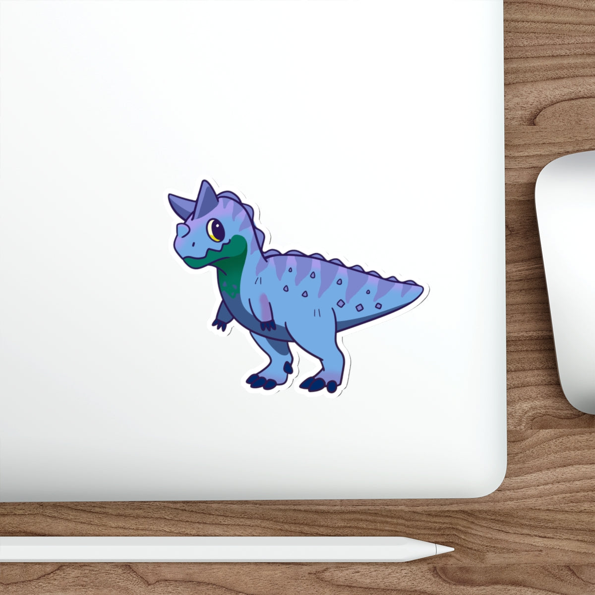 MLM Pride Carnotaurus Sticker - Die-Cut Stickers