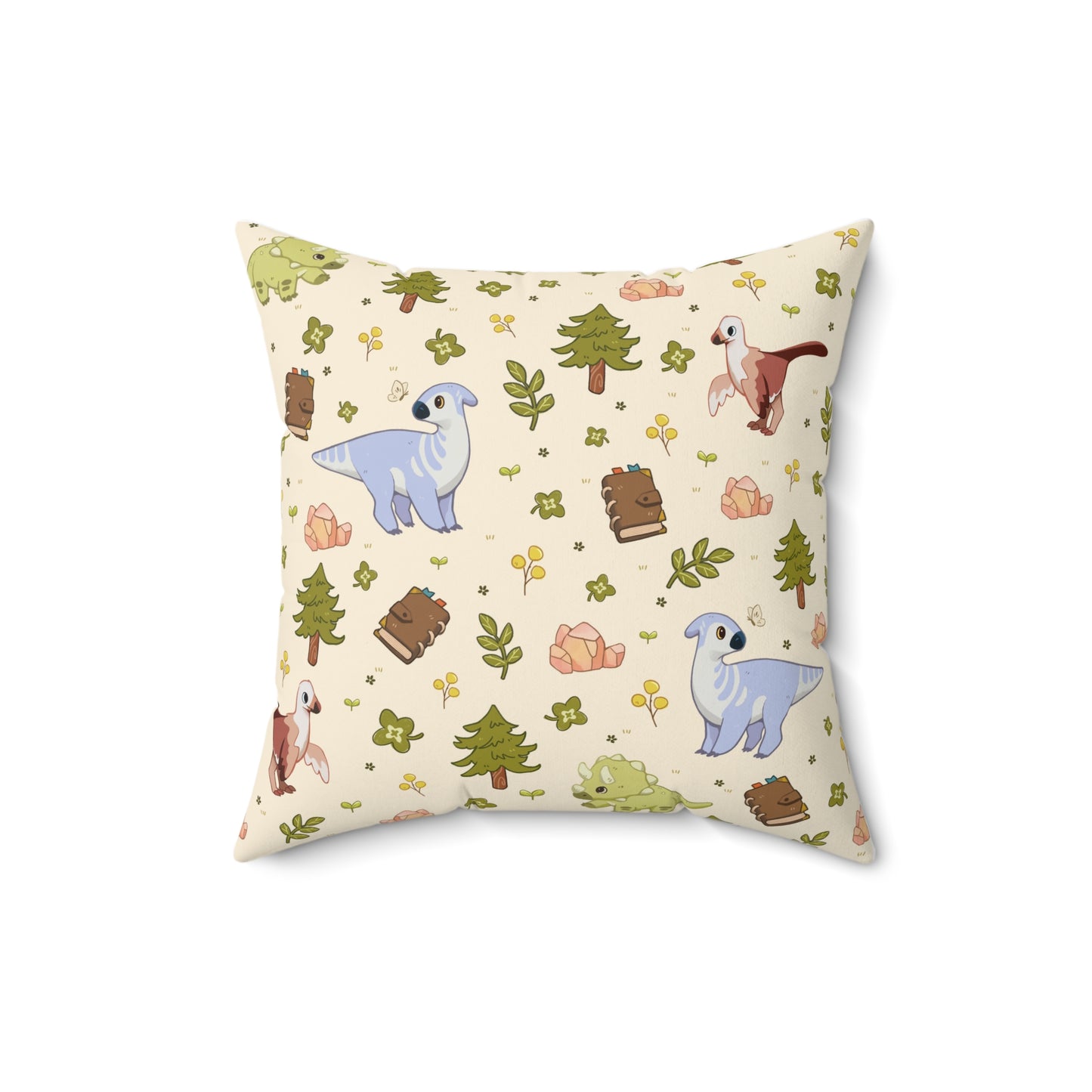 Square Pillow - Roaming Rancher in Tamablume Cream