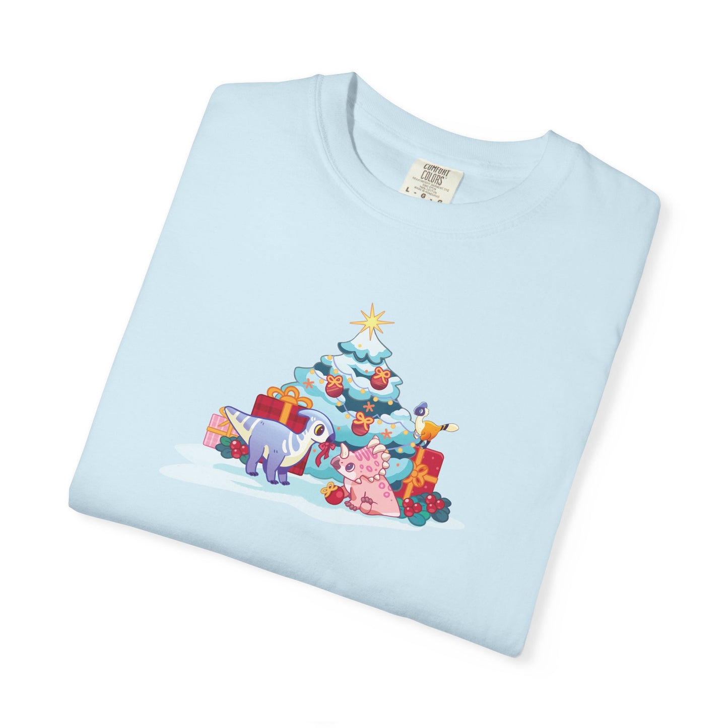 Holiday Dino Tree Decorating T-Shirt