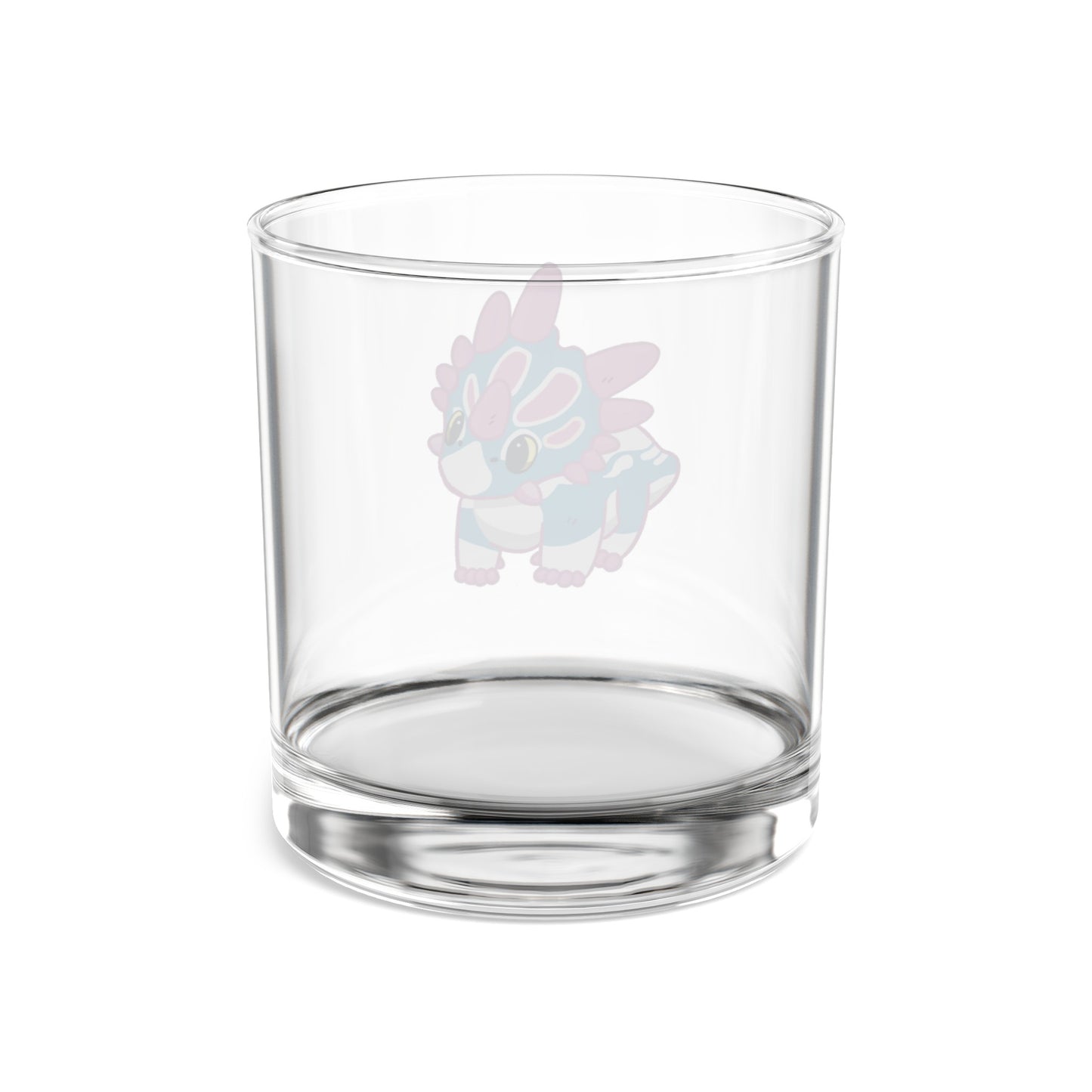 Retro Collectible Glass - Trans Pride Styracosaurus