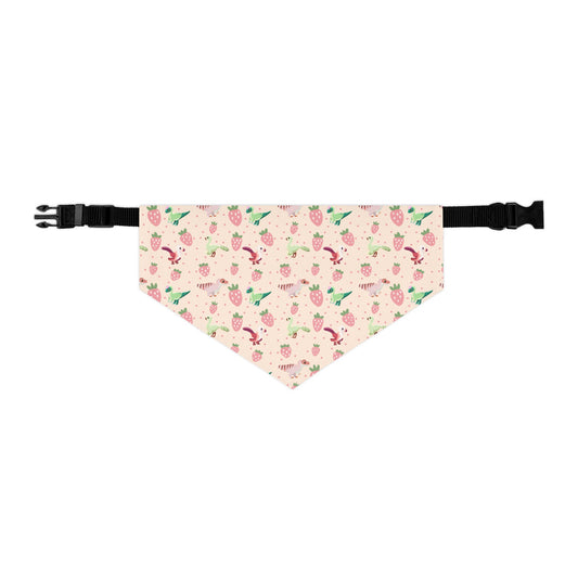 Strawberry Dinos - Pet Bandana Collar