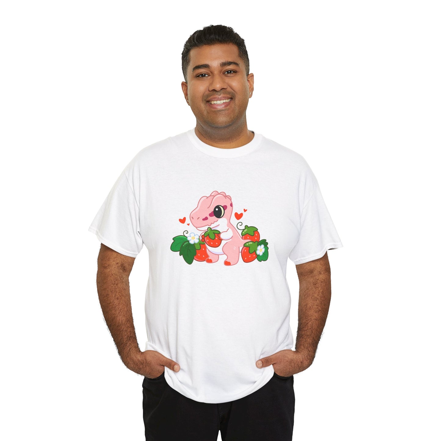 Limited Edition Strawberry Milkshake Tyrannosaurus Rex Plushie Concept Art - T-Shirt (Australian Edition)