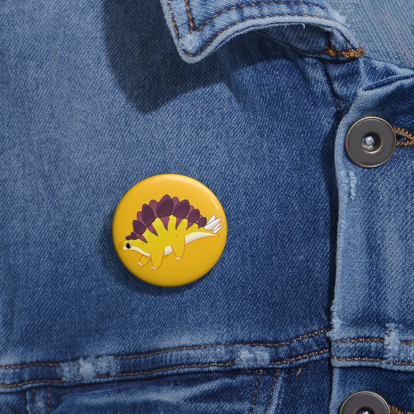 Stegosaurus Pin Badge