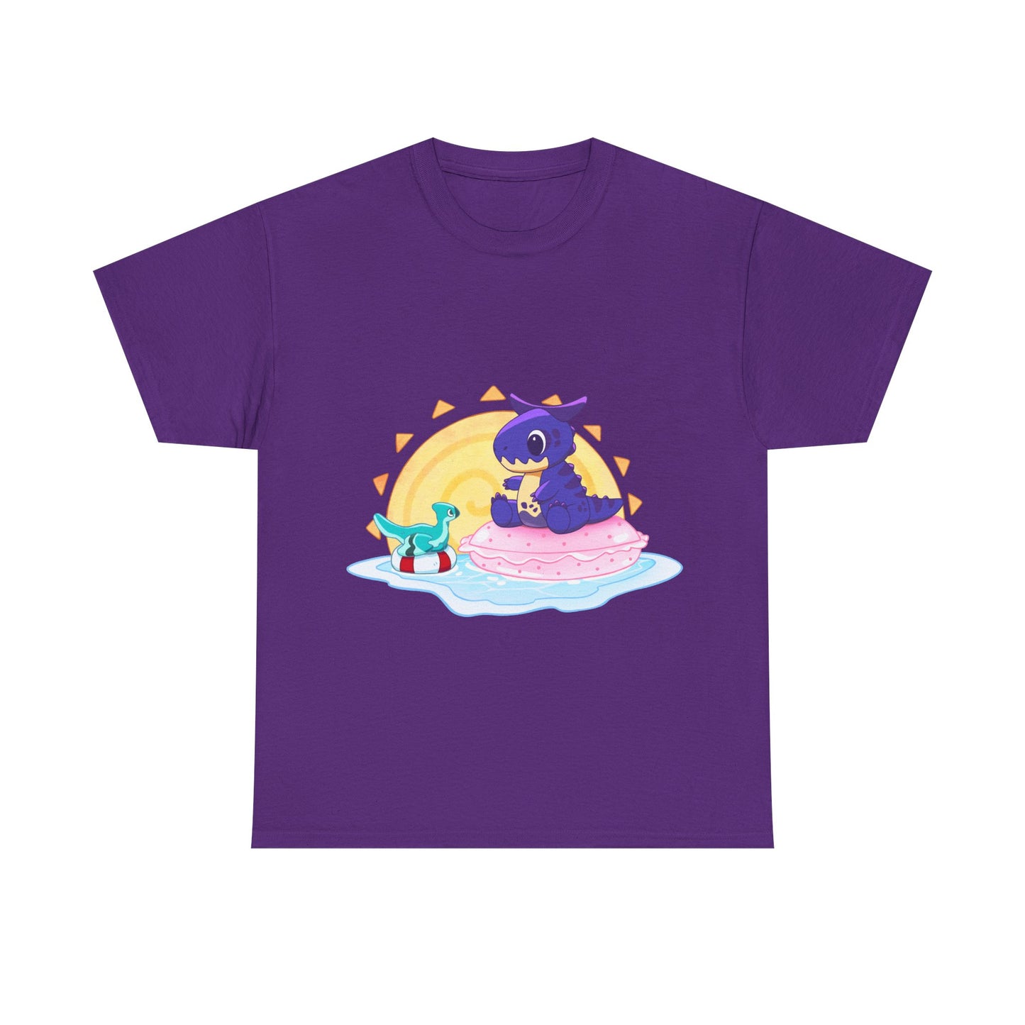 Limited Edition Carnotaurus with Archaeopteryx Sidekick Plushie Concept Art - T-Shirt (UK/EU/USA EDITION)