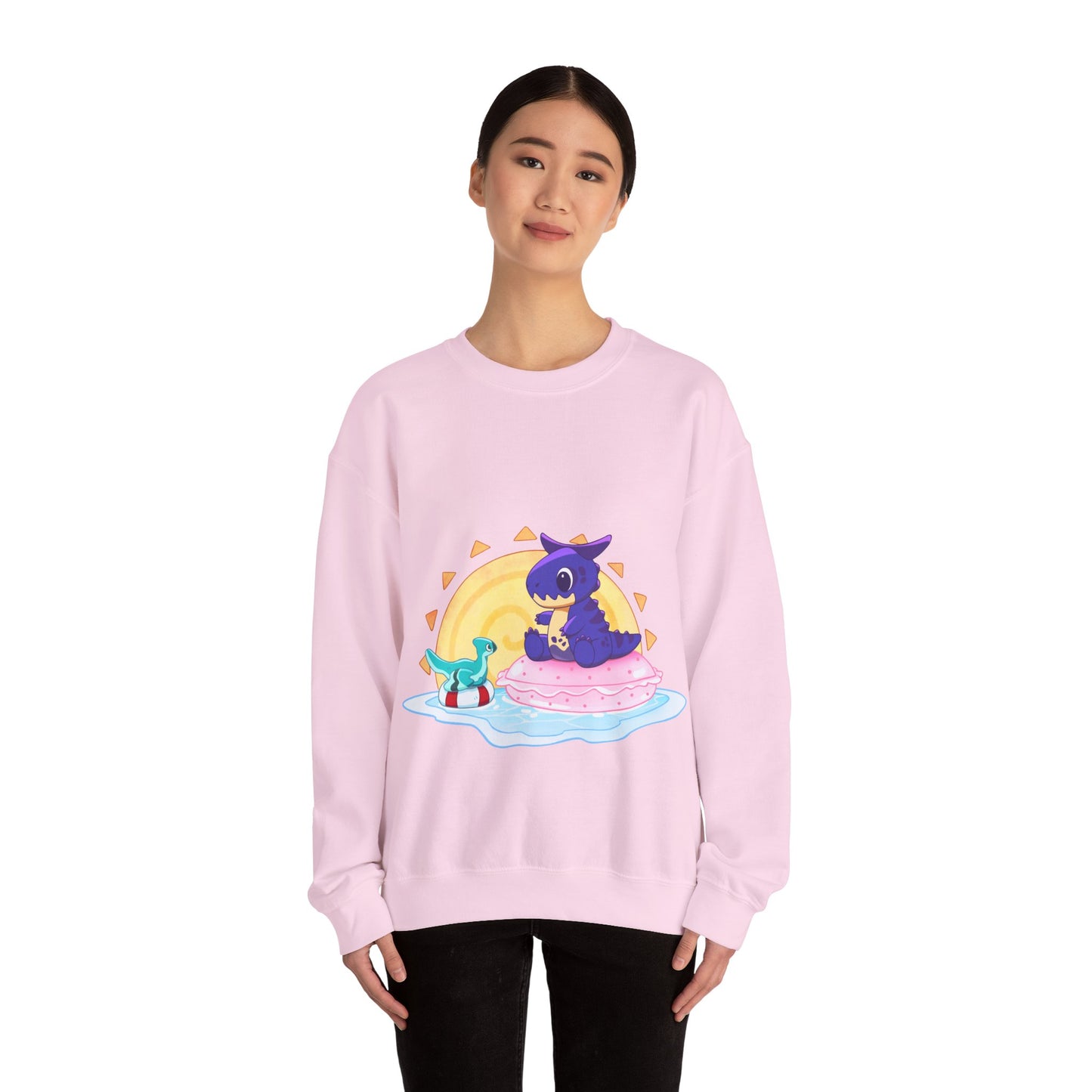 Limited Edition Carnotaurus with Archaeopteryx Sidekick Plushie Concept Art - Sweatshirt (UK, USA, EU, CAN EDITION)