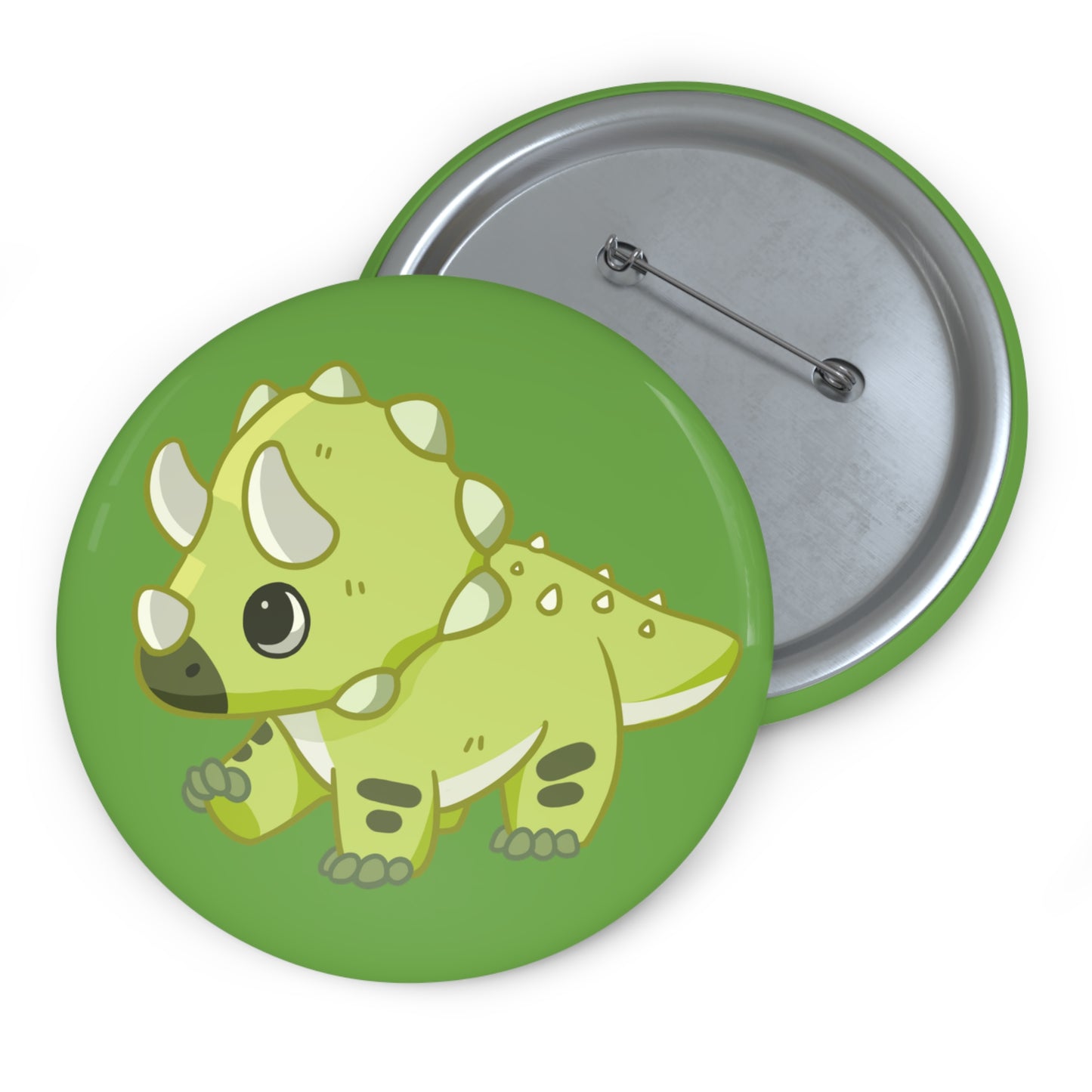 Triceratops Pin Badge