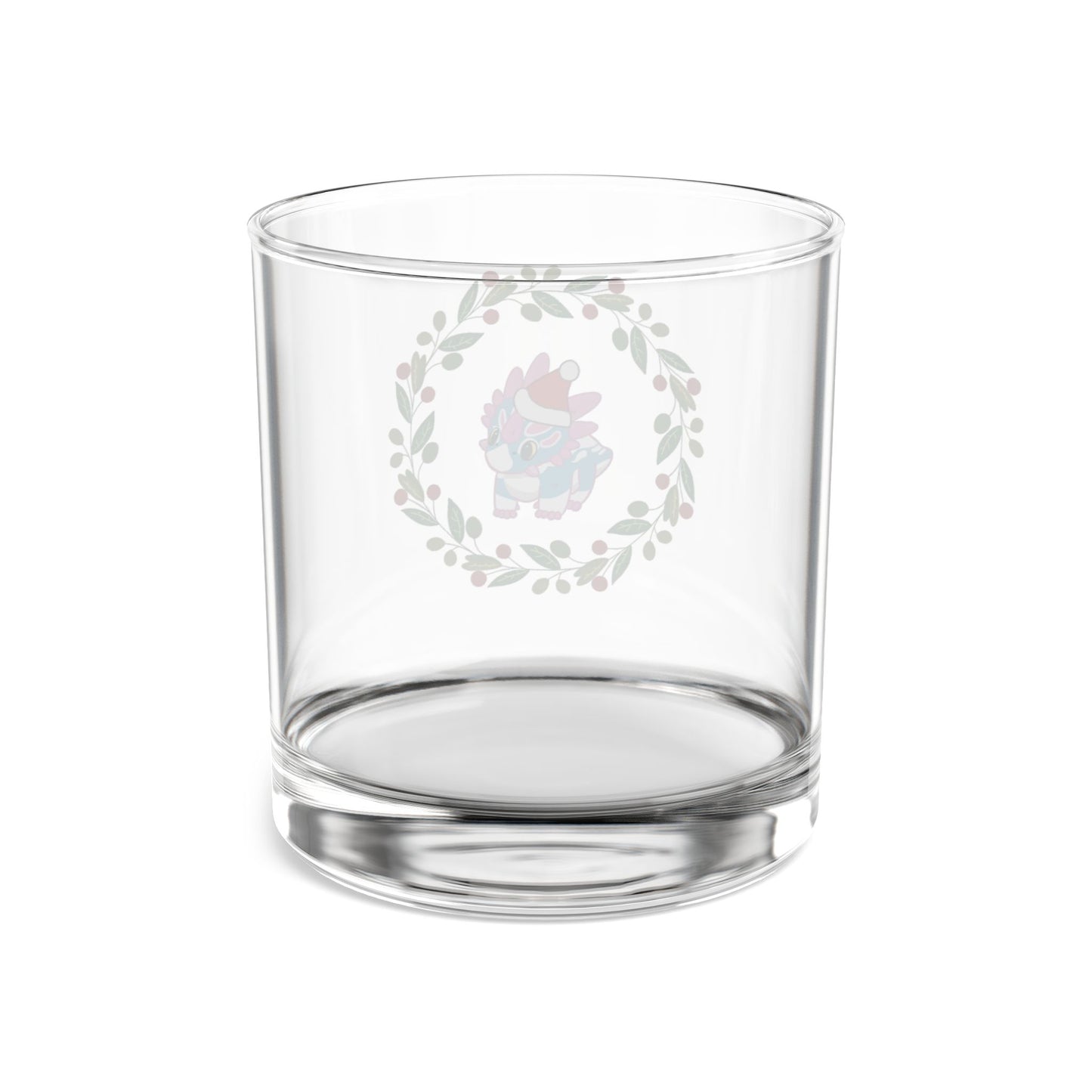 Holiday Retro Collectible Glass - Trans Pride Styracosaurus