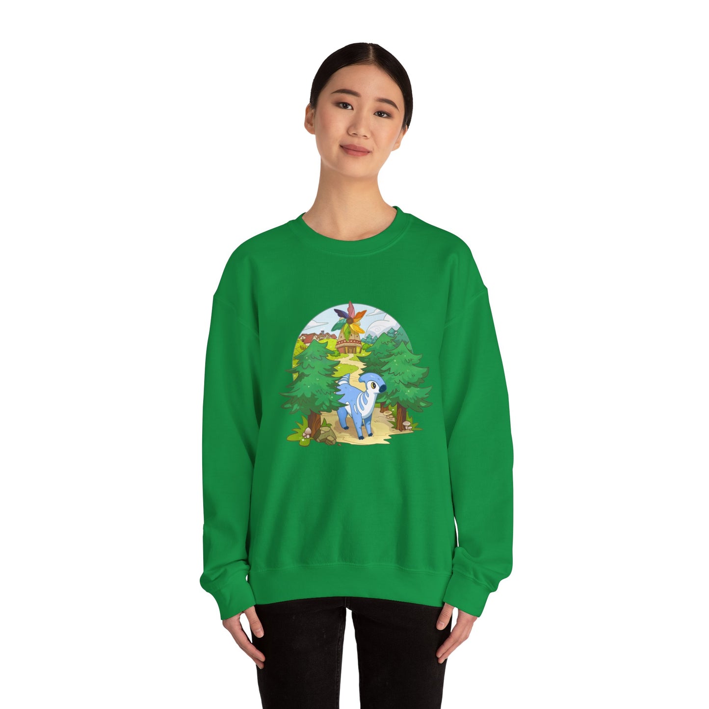 Walk by the Windmill - Unisex Heavy Blend™ Crewneck Sweatshirt