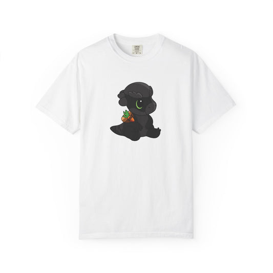 Limited Edition Bonk the Melanistic Pachycephalosaurus Plushie Art - T-Shirt