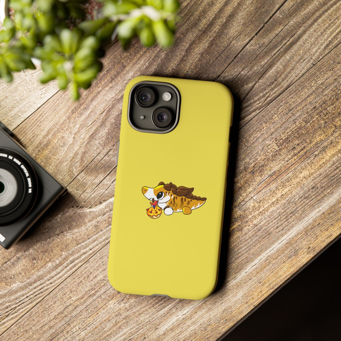 Limited Edition Desmond the Desmatosuchus Plushie Art - Phone Case