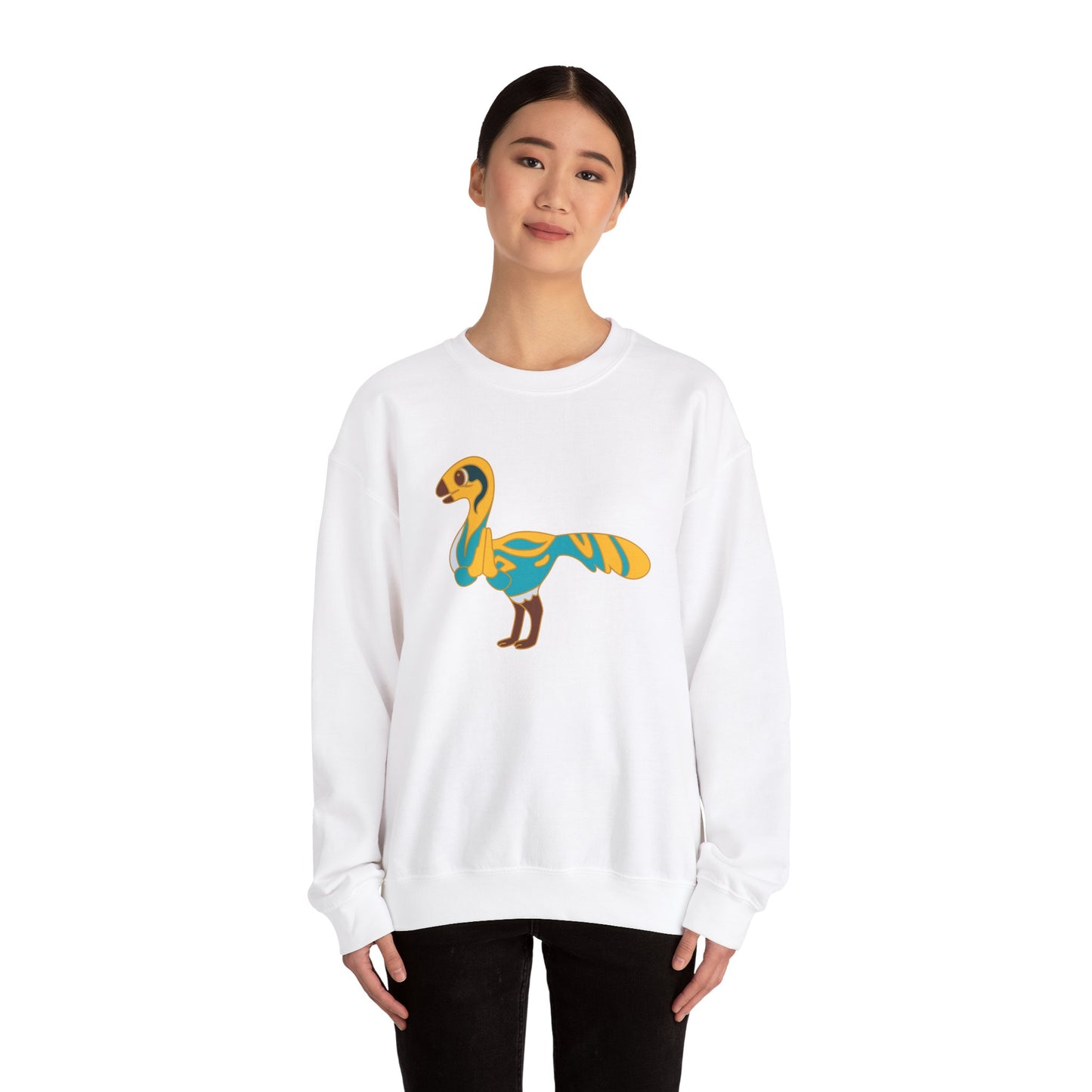 Praise Be Bernard Gallimimus - Unisex Heavy Blend™ Crewneck Sweatshirt