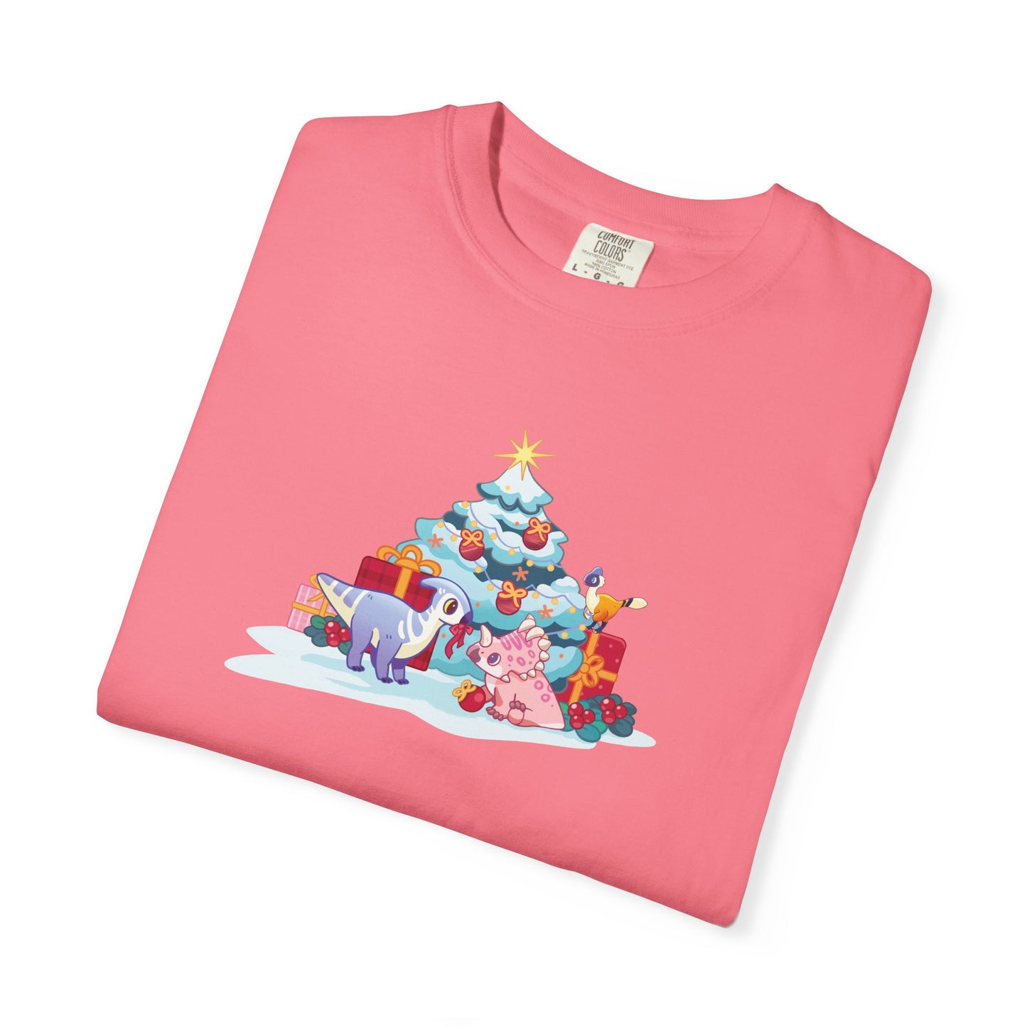 Holiday Dino Tree Decorating T-Shirt