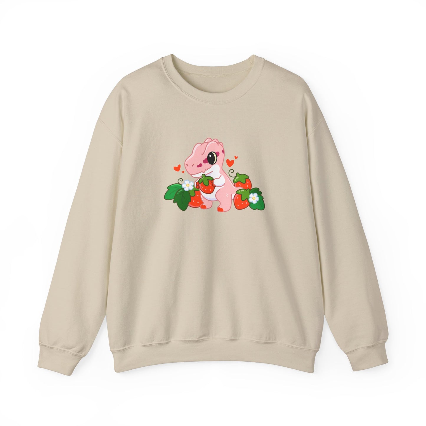 Limited Edition Strawberry Milkshake Tyrannosaurus Rex Plushie Concept Art - Sweatshirt (Australian Edition)