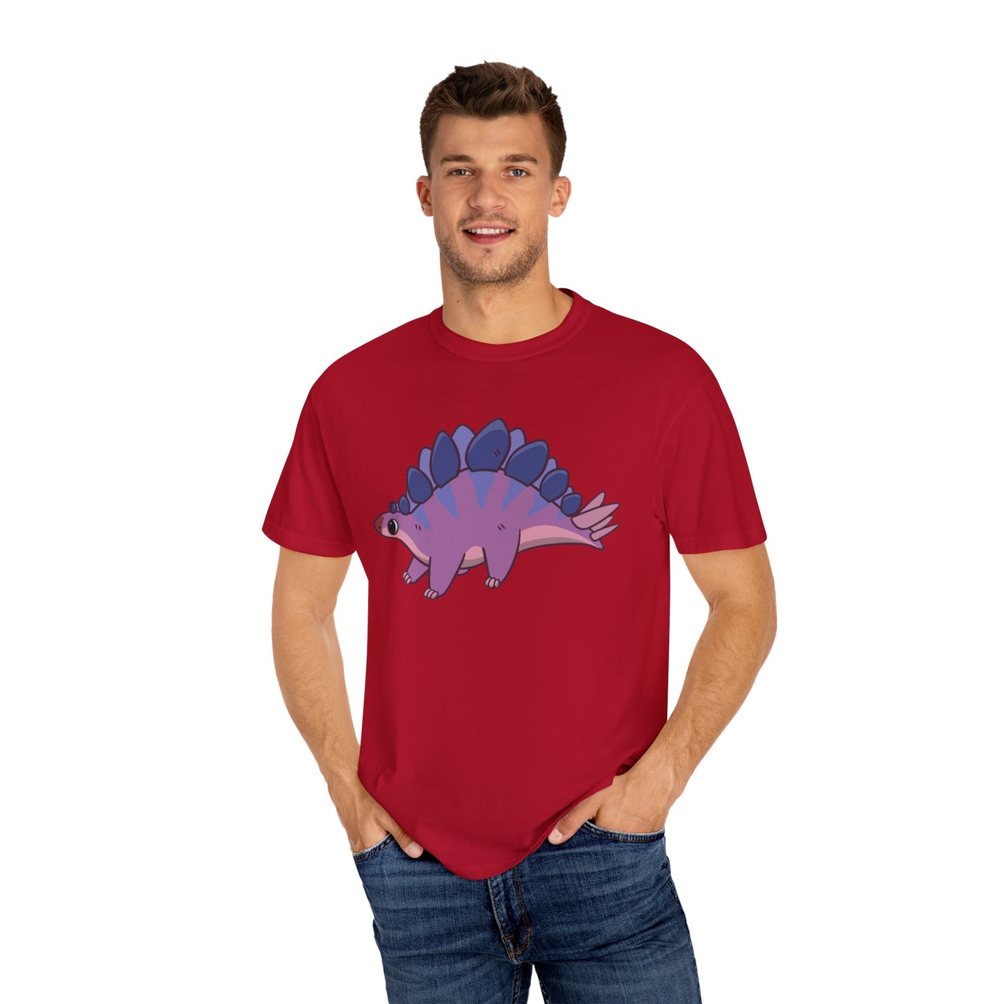 Bisexual Pride Stegosaurus- T-Shirt