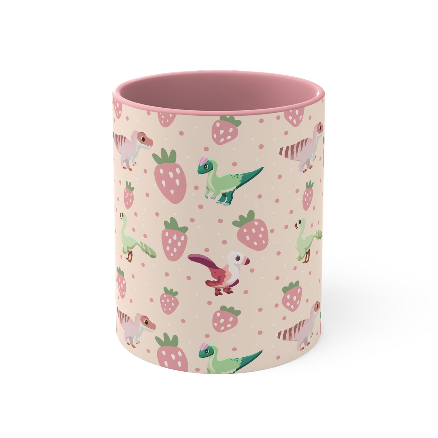 Strawberry Dinos - Mug