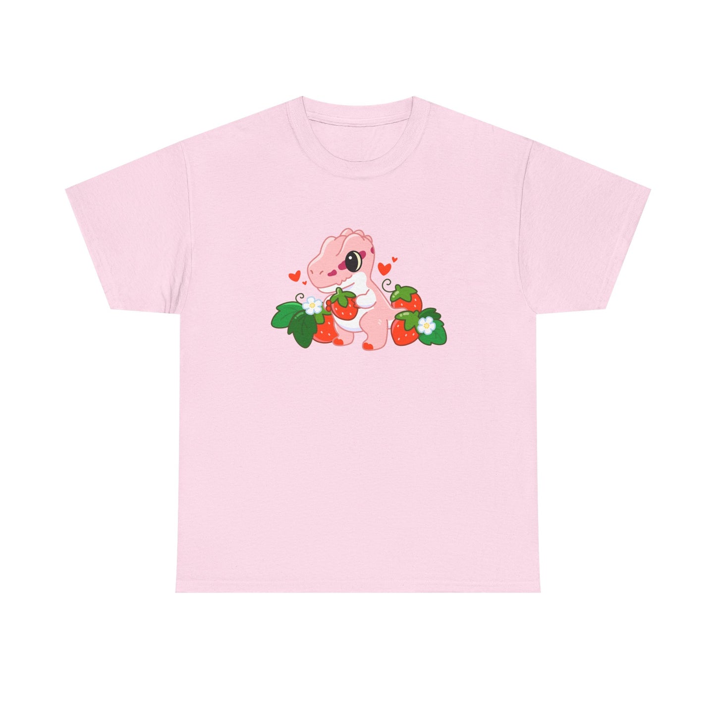 Limited Edition Strawberry Milkshake Tyrannosaurus Rex Plushie Concept Art - T-Shirt (Australian Edition)