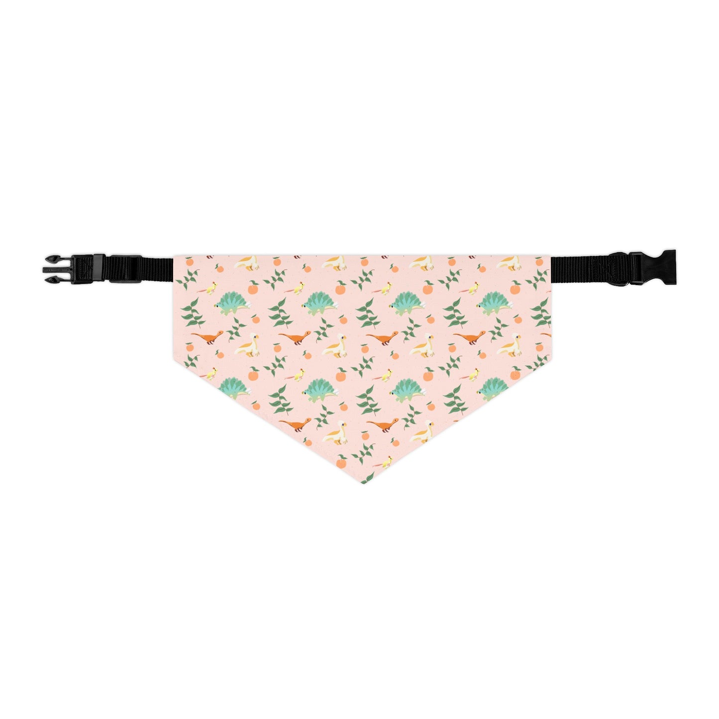 Peach Dinos - Pet Bandana Collar