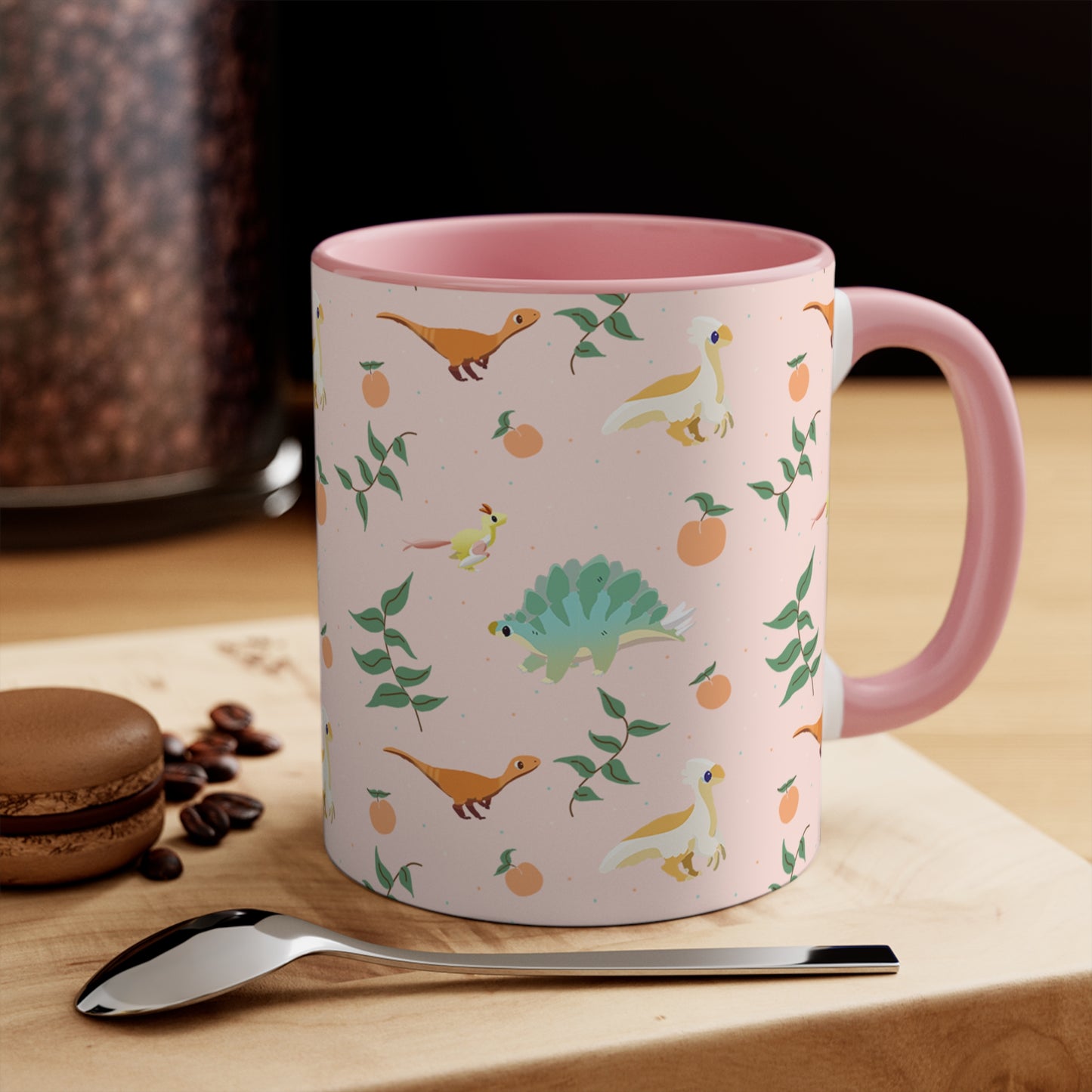 Peach Dinos - Mug