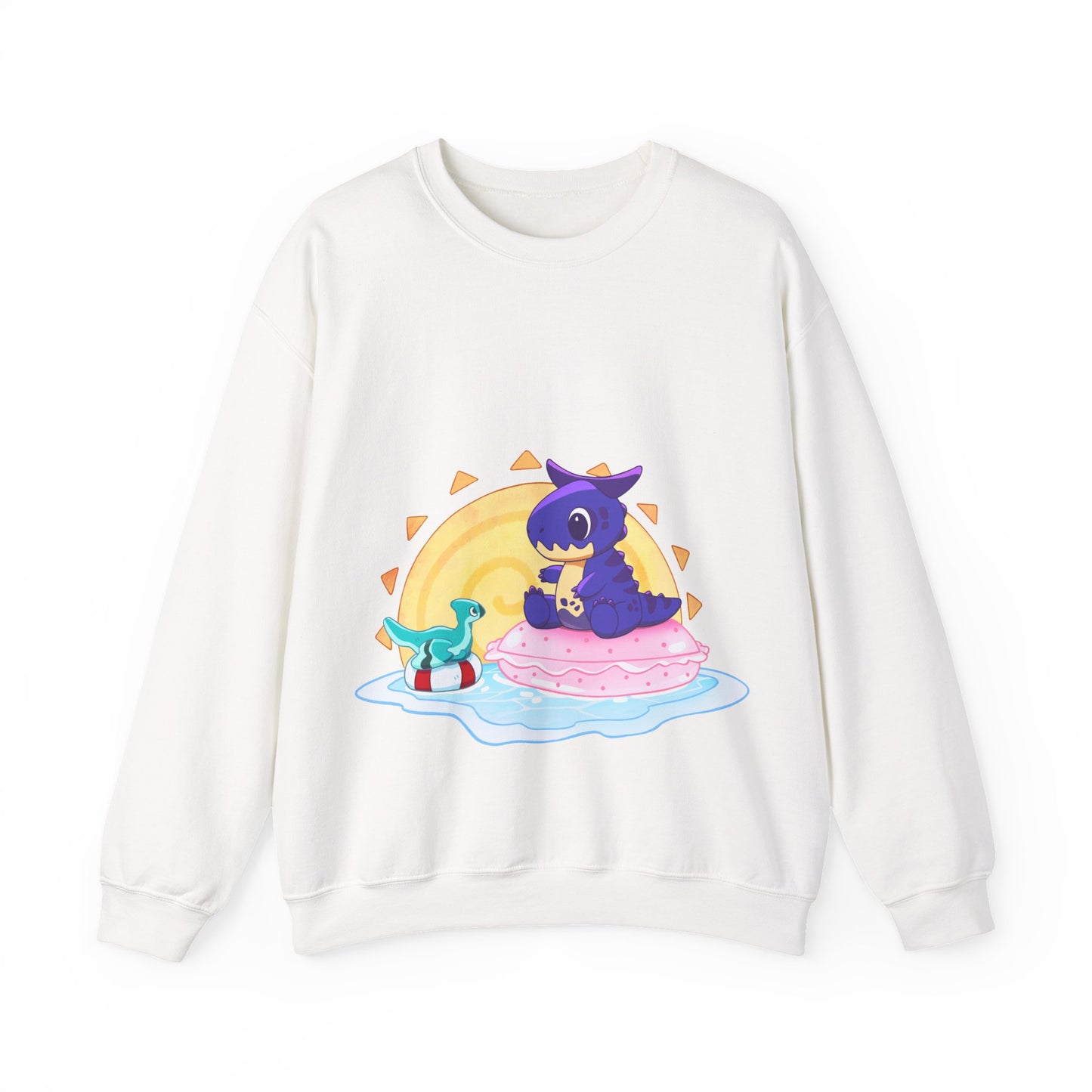 Limited Edition Carnotaurus with Archaeopteryx Sidekick Plushie Concept Art - Sweatshirt (AUS EDITION)