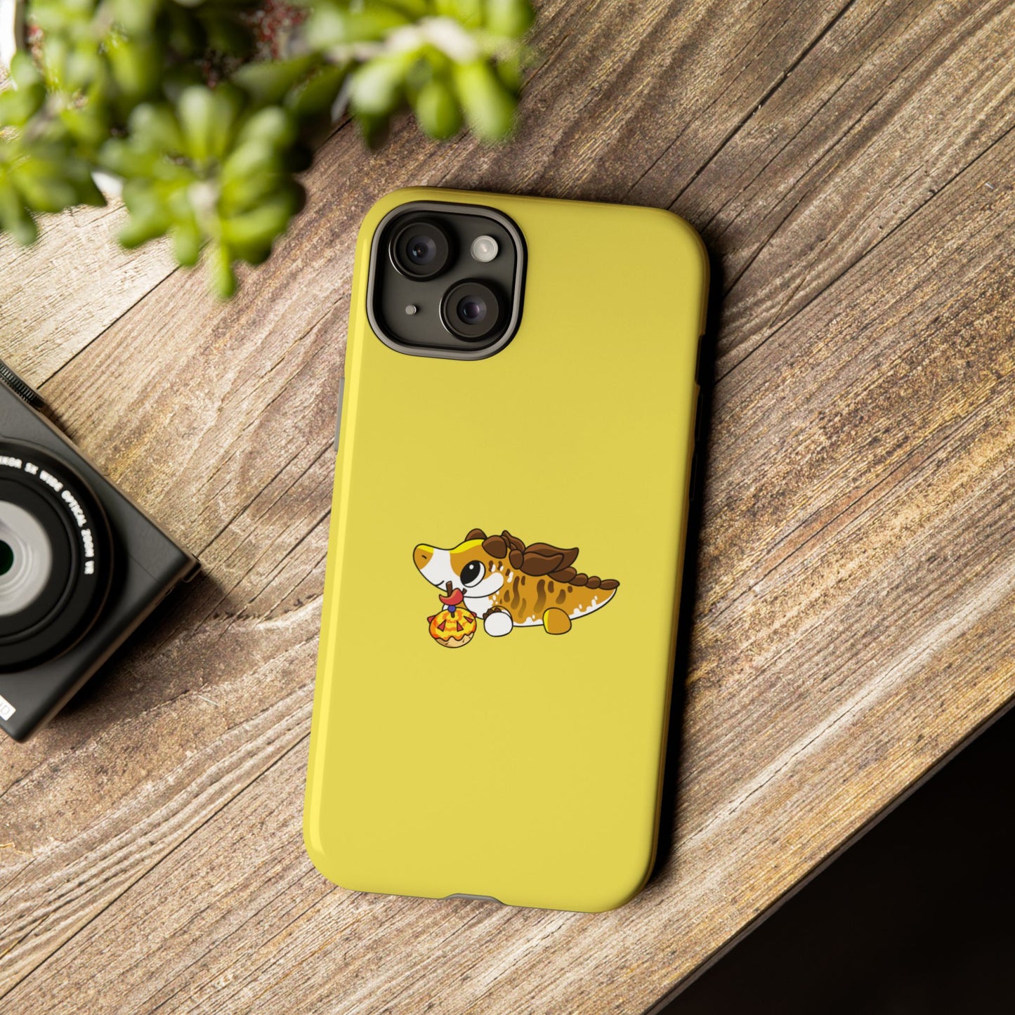 Limited Edition Desmond the Desmatosuchus Plushie Art - Phone Case