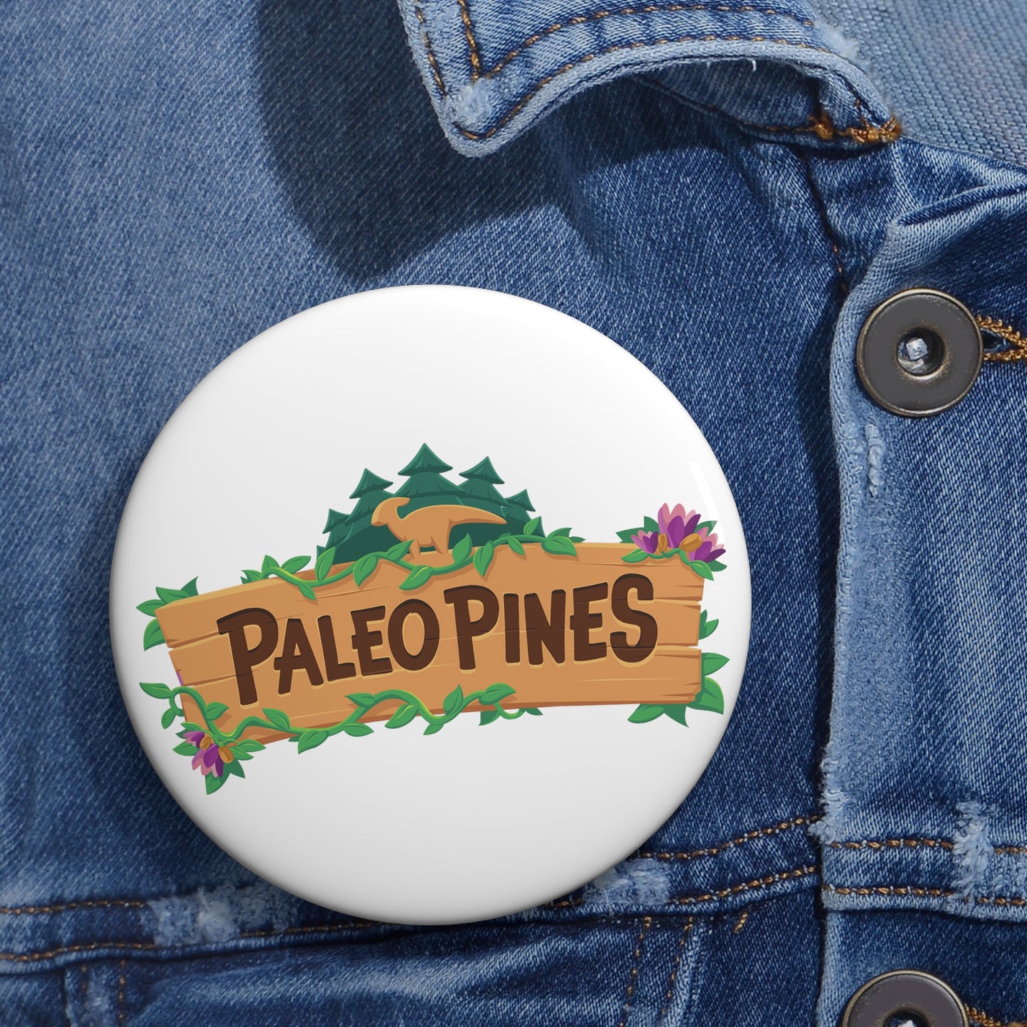 Pin Button - Paleo Pines