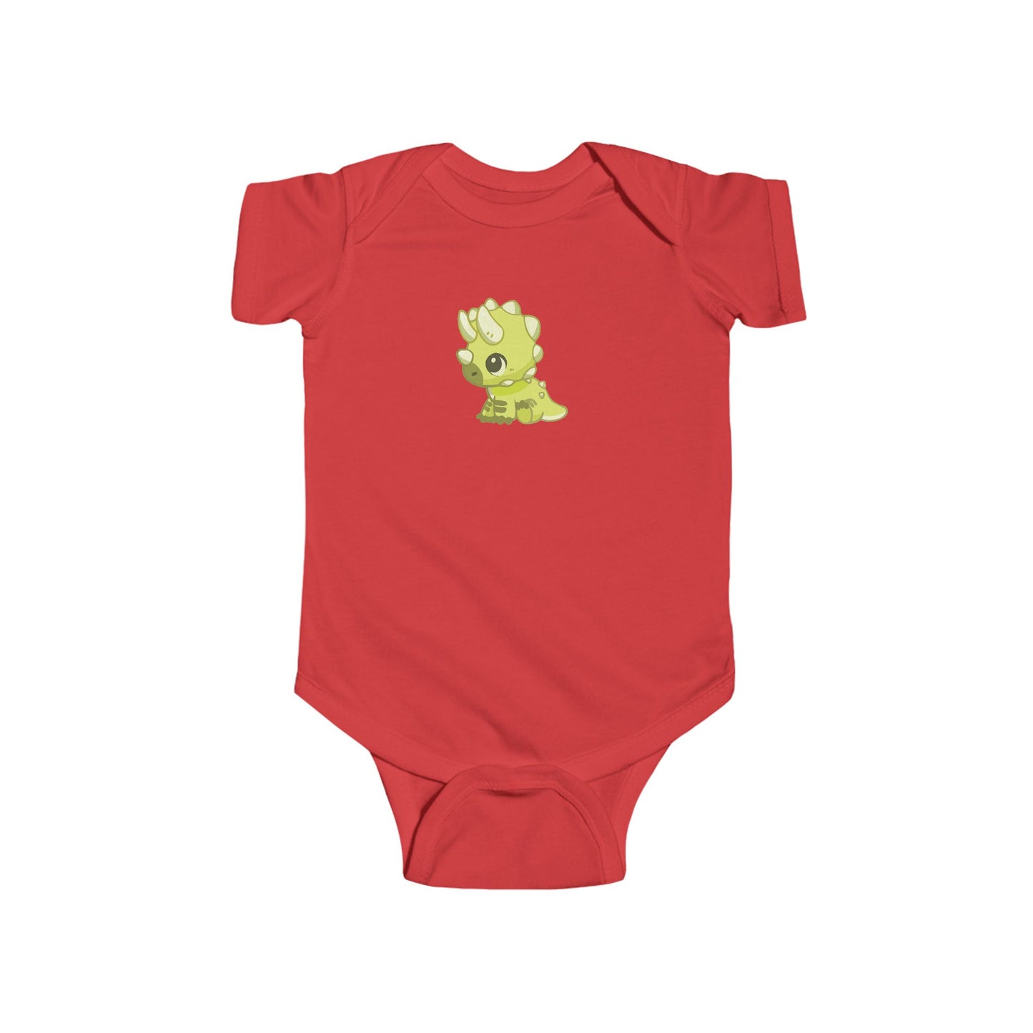 Baby Triceratops Baby Bodysuit