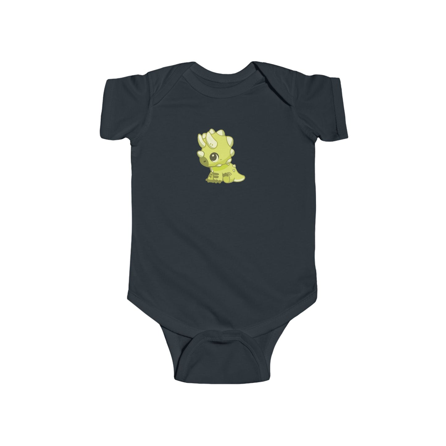 Baby Triceratops Baby Bodysuit