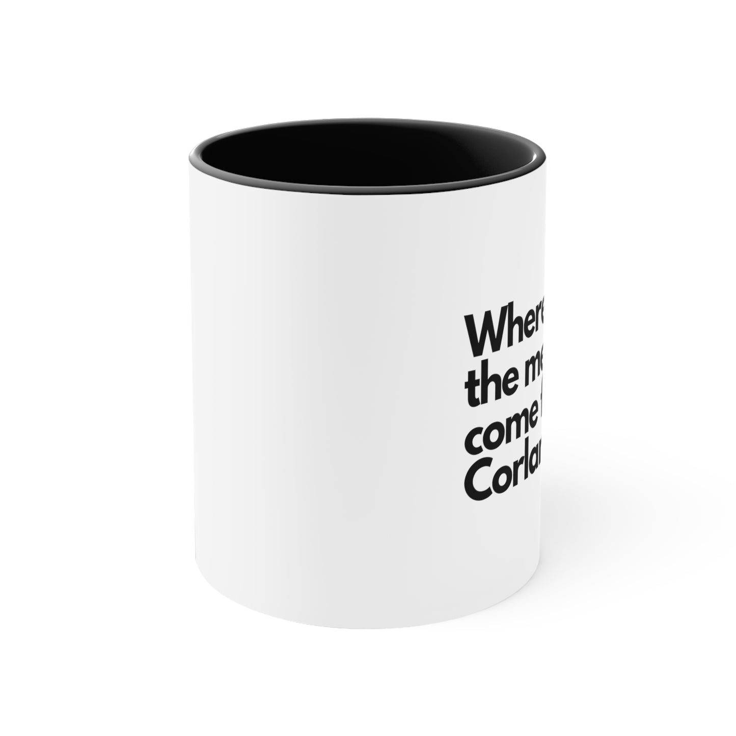 Where does the meat come from, Corlan? - Mug