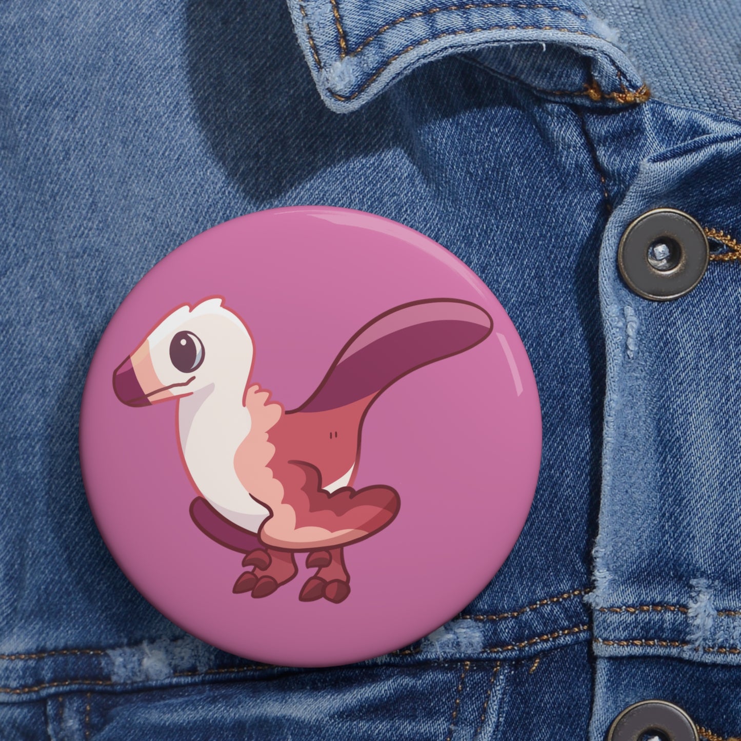 Velociraptor Pin Badge