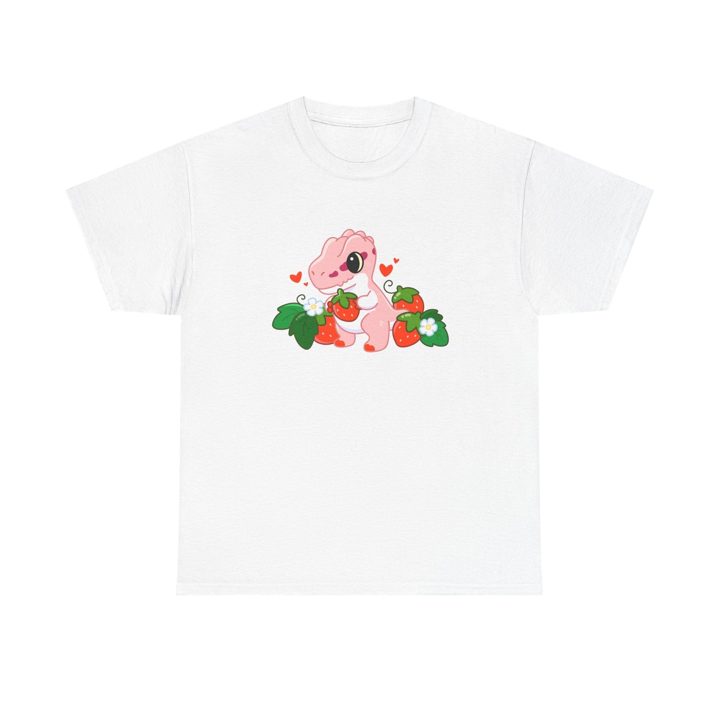 Limited Edition Strawberry Milkshake Tyrannosaurus Rex Plushie Concept Art - T-Shirt (Australian Edition)