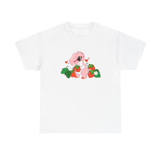 Limited Edition Strawberry Milkshake Tyrannosaurus Rex Plushie Concept Art - T-Shirt (Australian Edition)