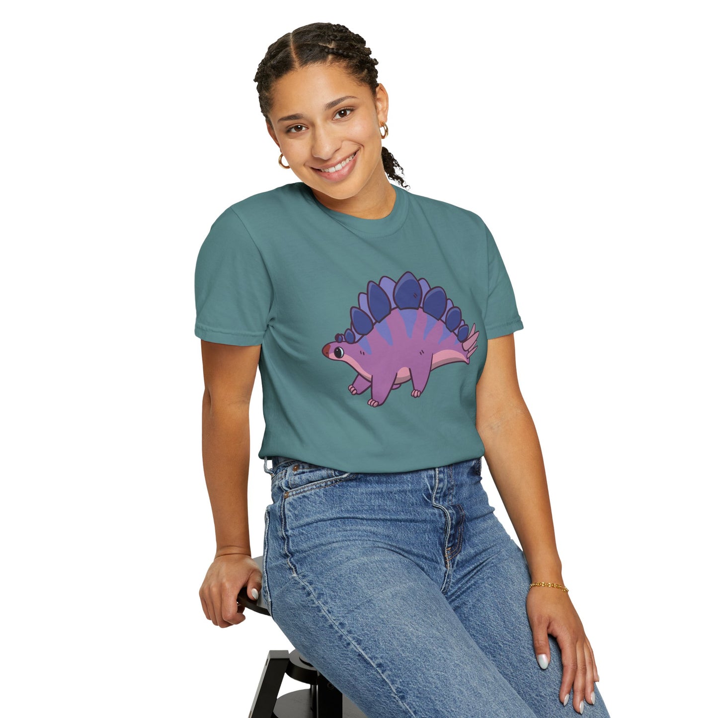 Bisexual Pride Stegosaurus- T-Shirt