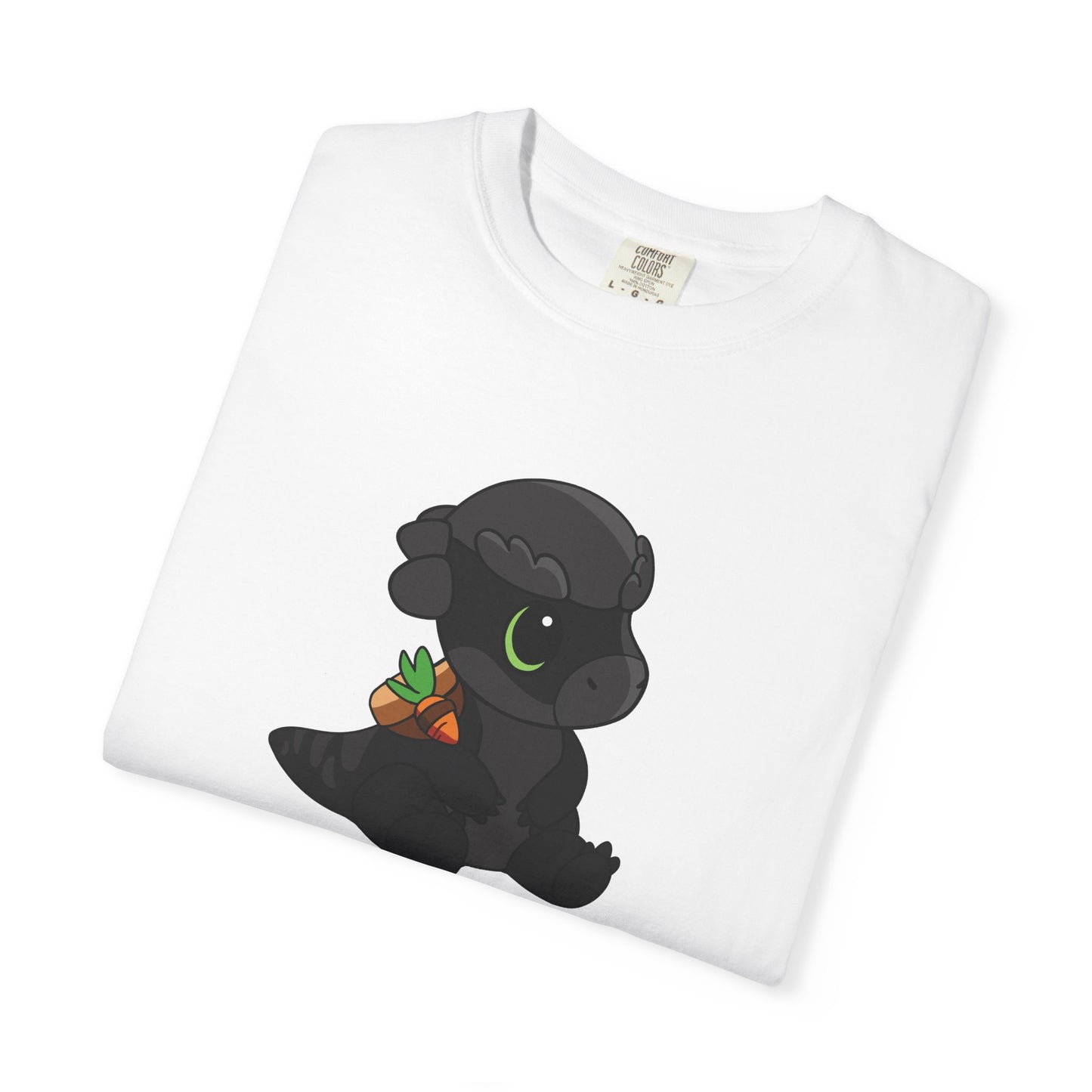 Limited Edition Bonk the Melanistic Pachycephalosaurus Plushie Art - T-Shirt
