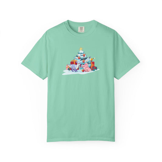 Holiday Dino Tree Decorating T-Shirt